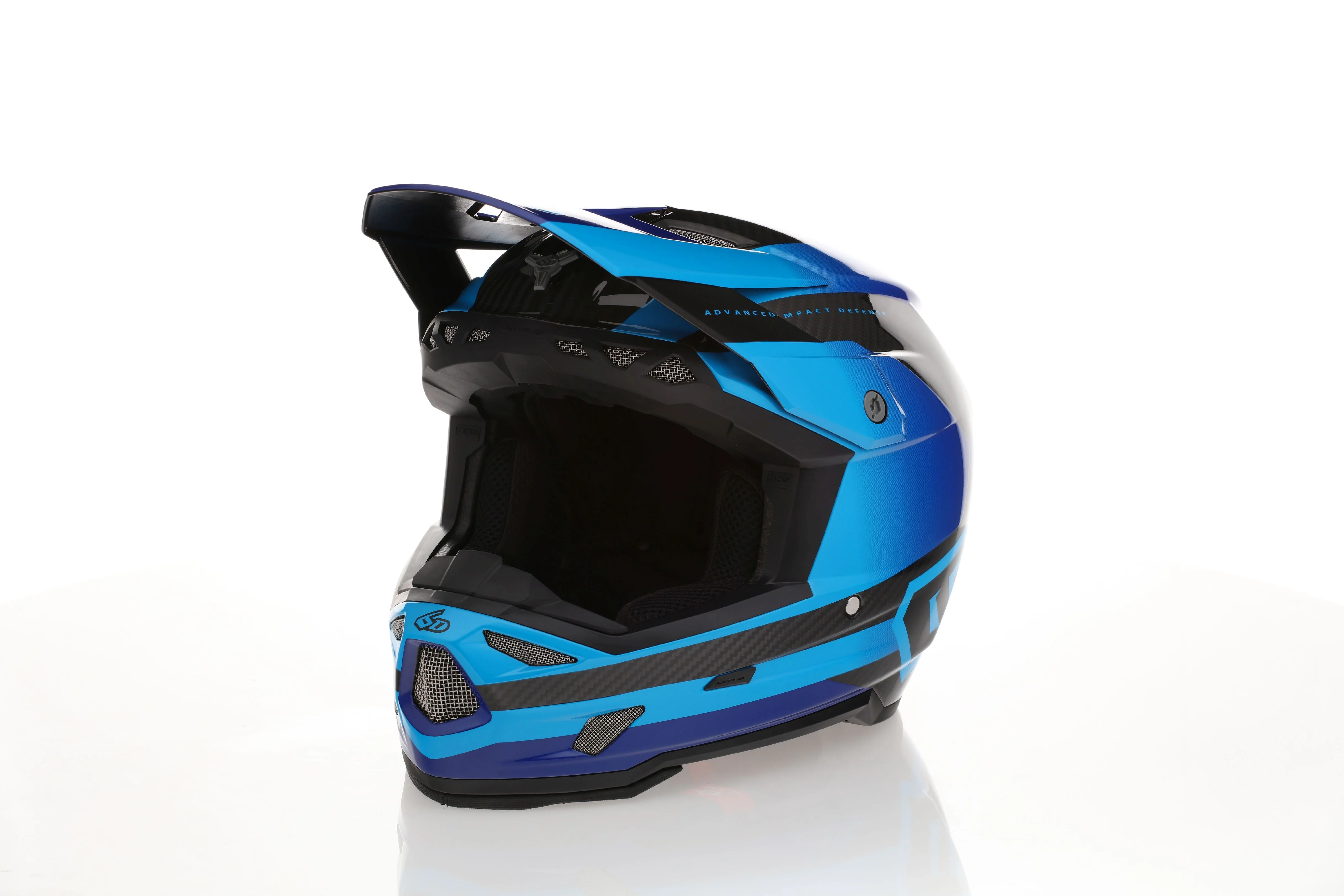 6D ATR-3 Helmet Pure - Gloss Cyan Blue - Image 7