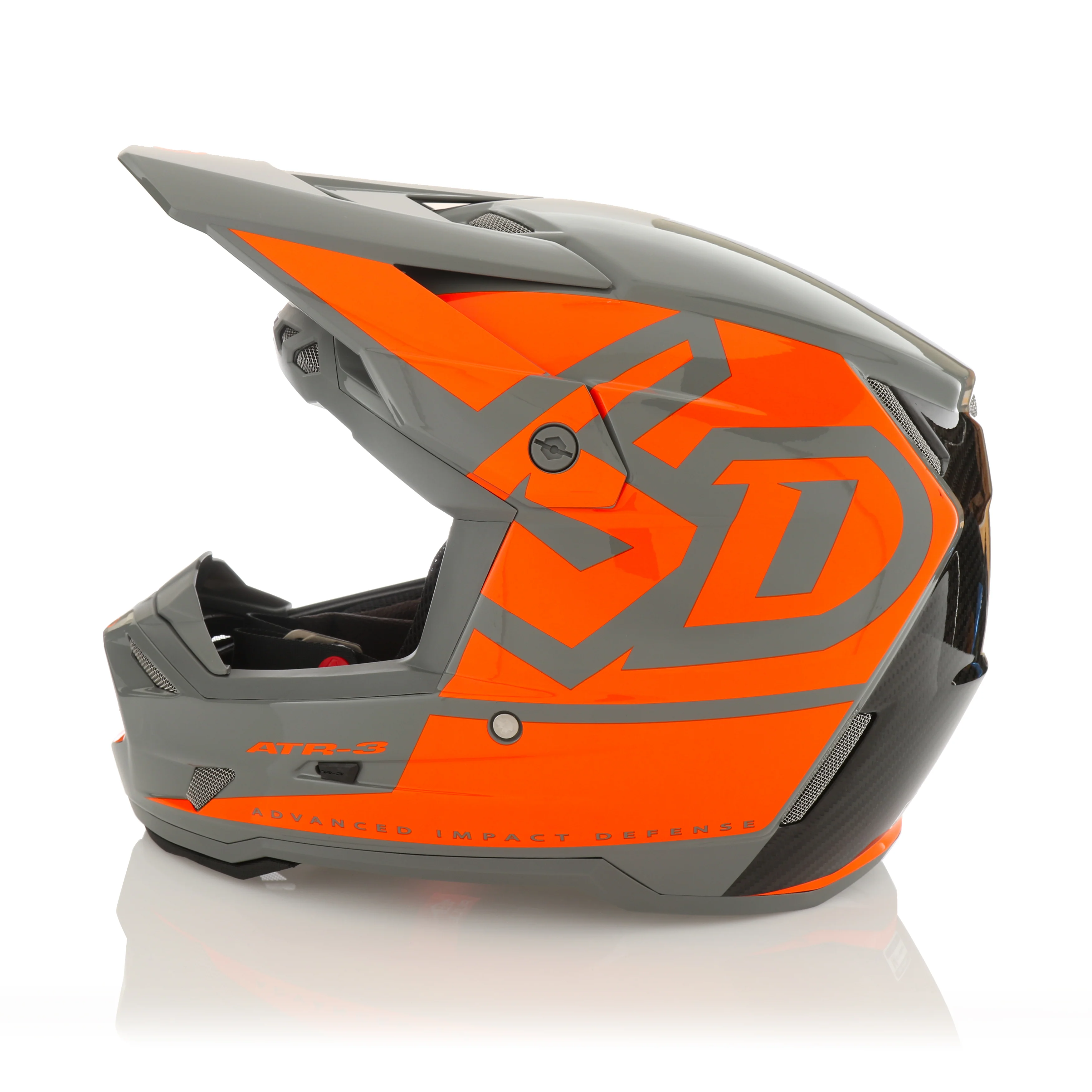 6D ATR-3 Hex Helmet - Neon Orange - Image 11