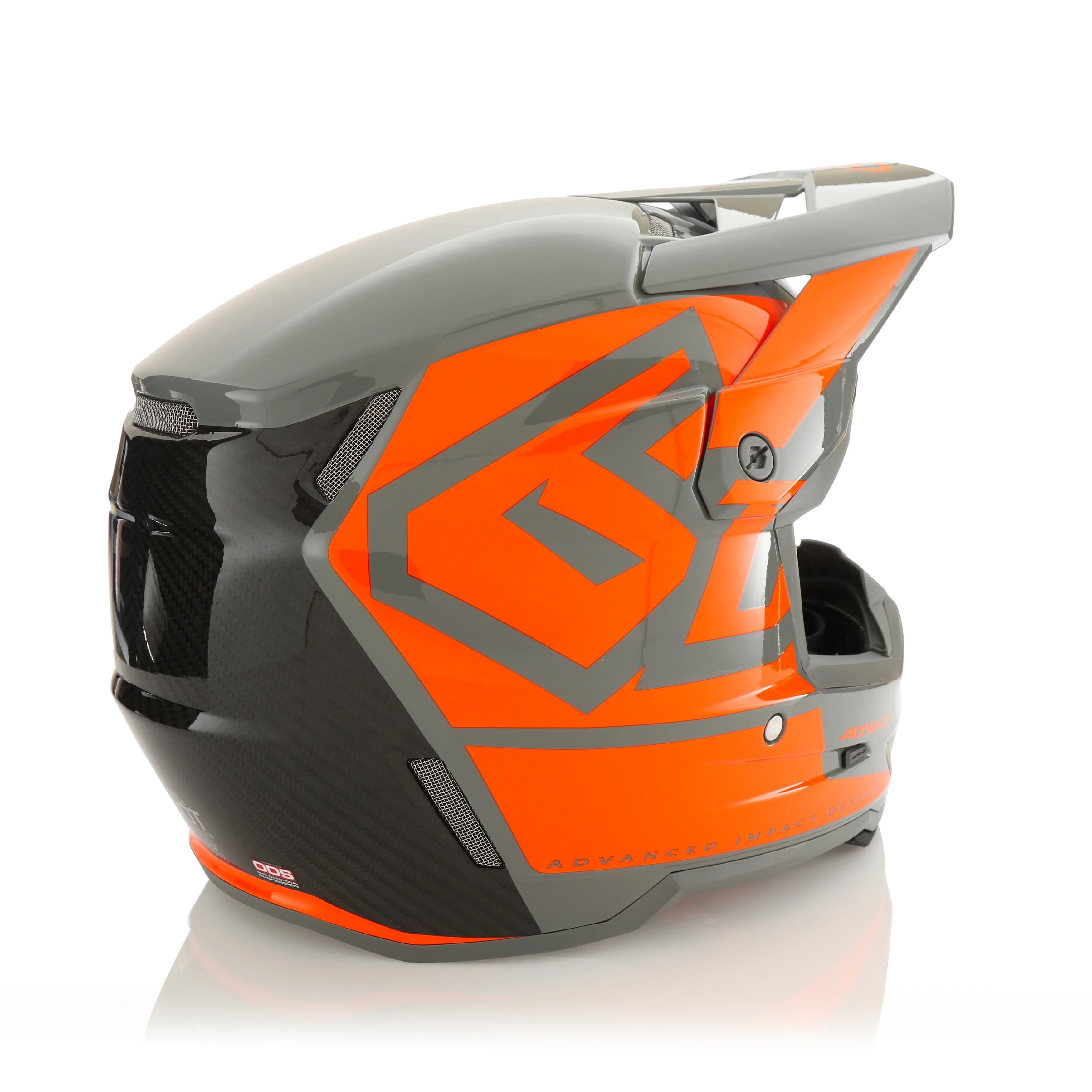 6D ATR-3 Hex Helmet - Neon Orange - Image 19