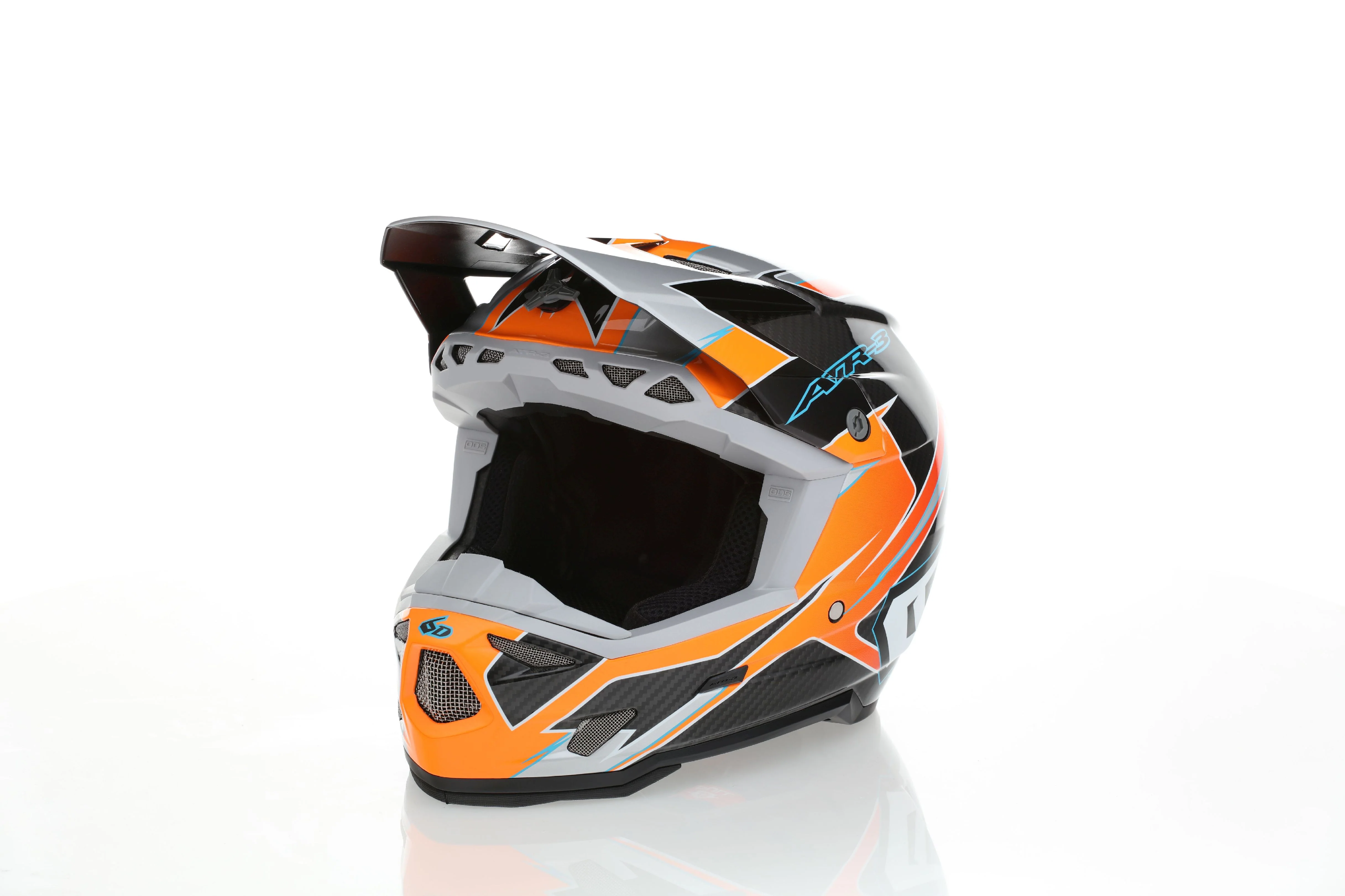 6D ATR-3Y Youth Helmet Reflex - Gloss Neon Orange - Image 7