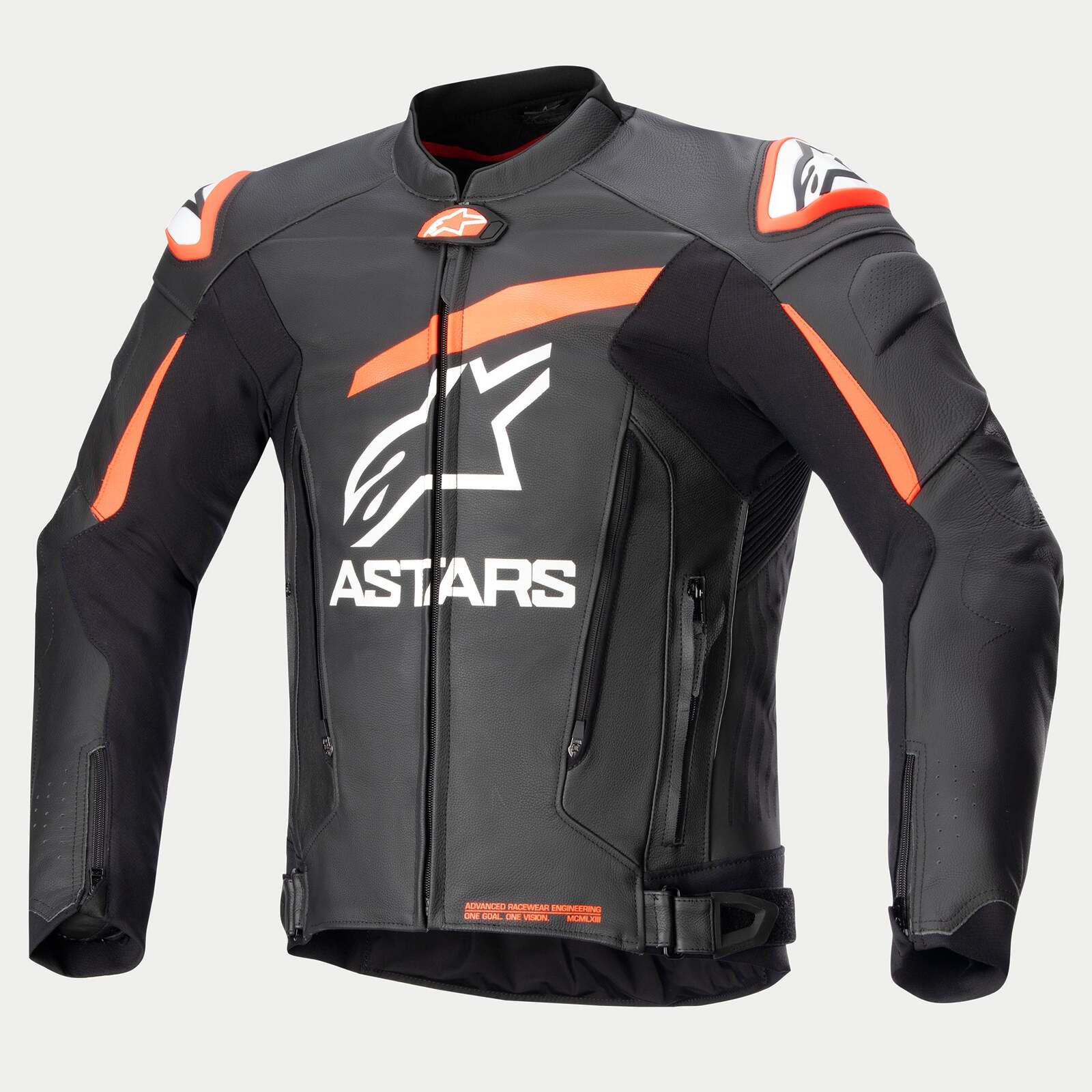 Alpinestars GP Plus R V4 Airflow Leather Jacket - Black / Red