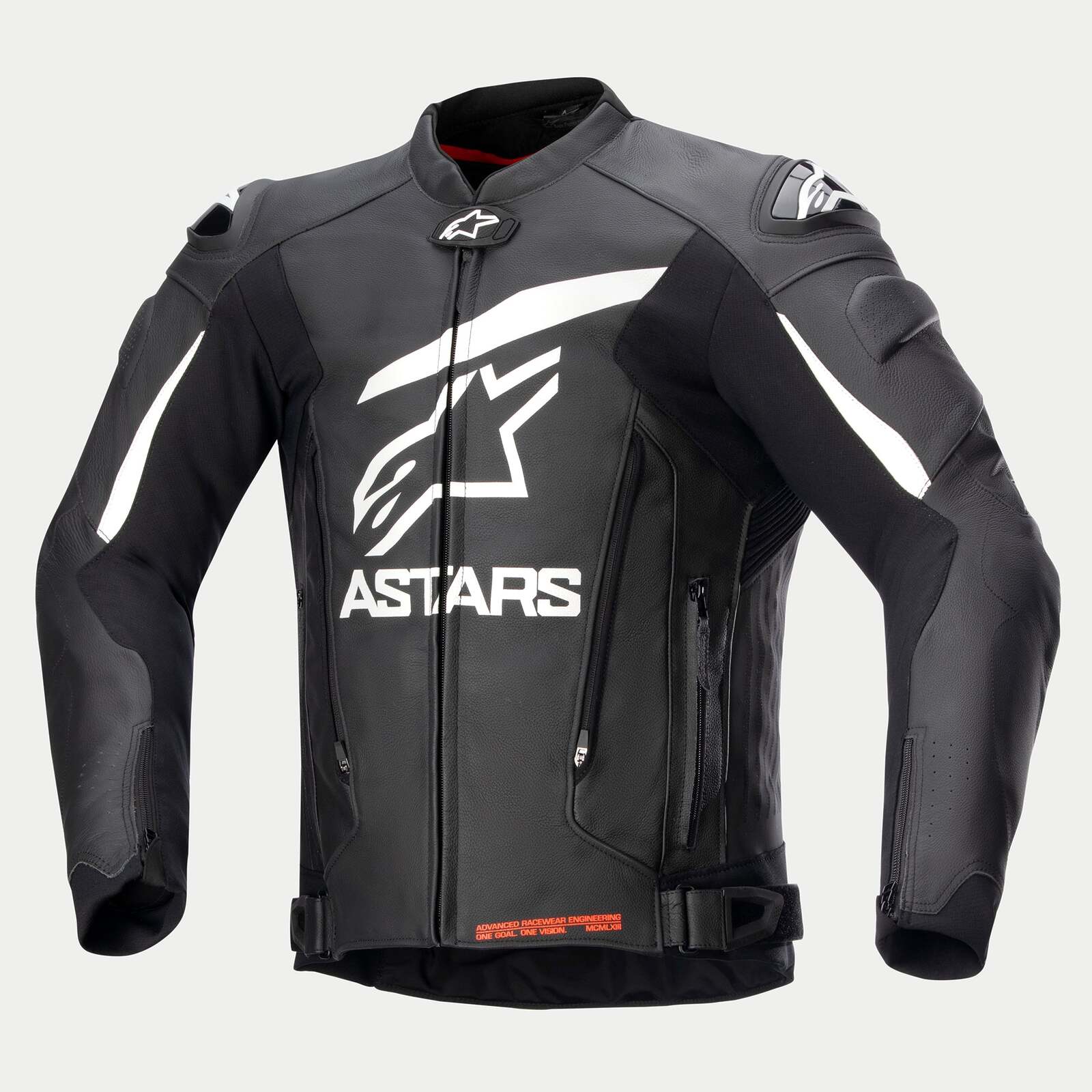 Alpinestars GP Plus R V4 Airflow Leather Jacket - Black / White