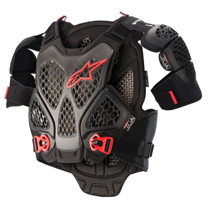 Alpinestars A6 Chest & Shoulder Protector - Black - Image 2