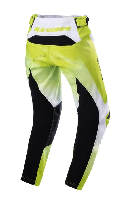 Alpinestars Youth Racer Push Pants - Yellow / White - Image 2