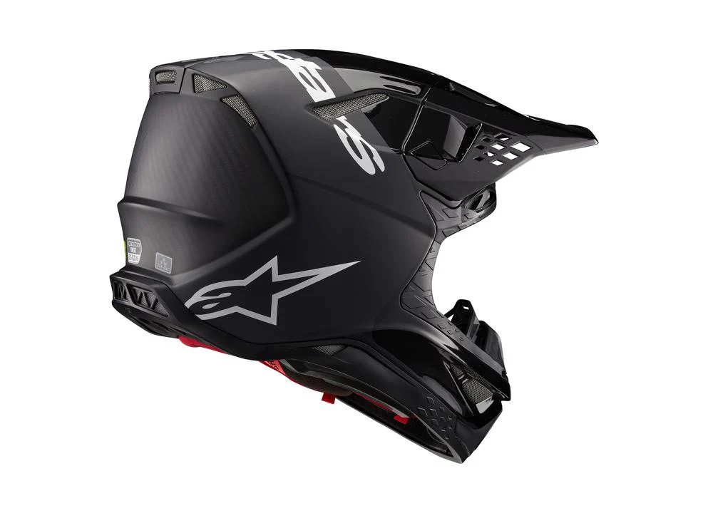 Alpinestars Supertech SM10 Flood Helmet - Black / Grey - Image 2