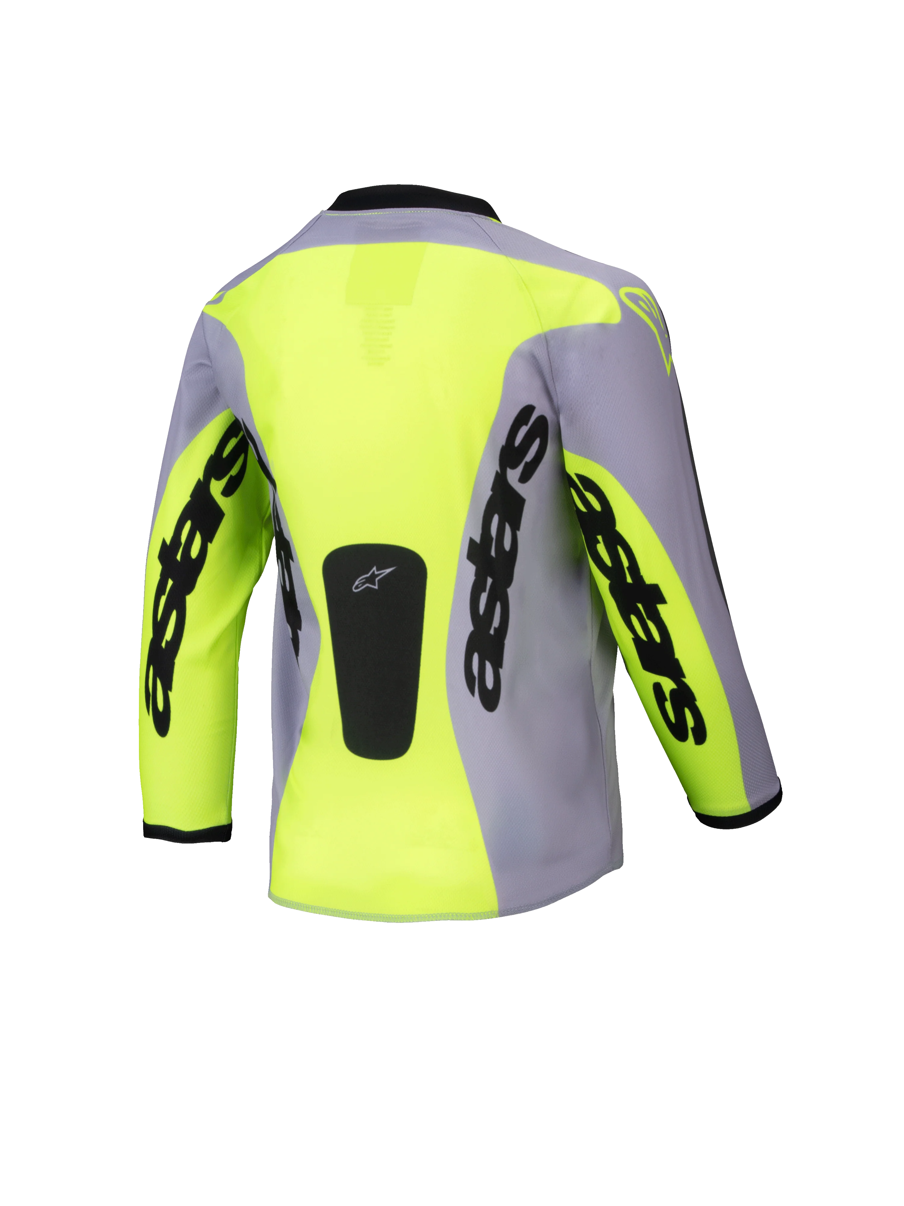 Alpinestars MX25 Kids Racer Veil Jersey - Grey / Yellow - Image 2