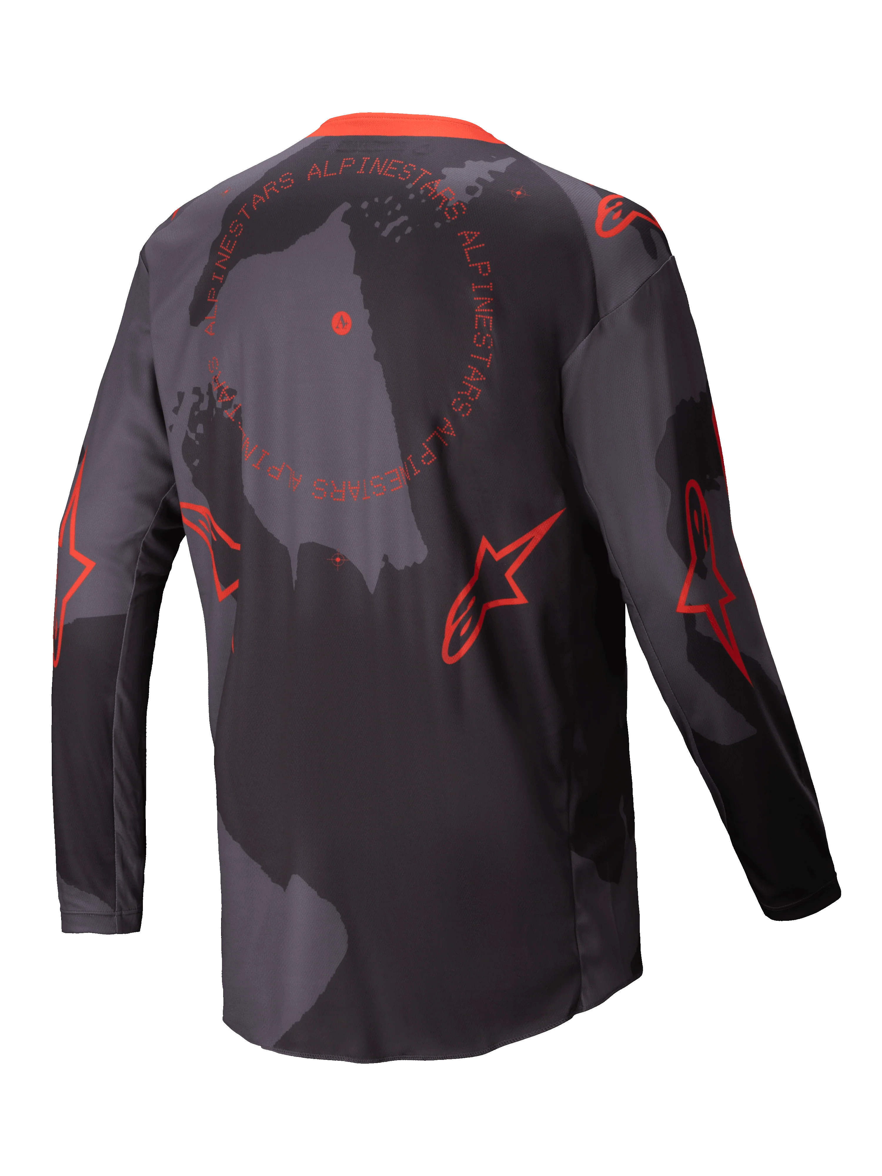 Alpinestars MX25 Racer Hollow Jersey - Camo / Orange - Image 2