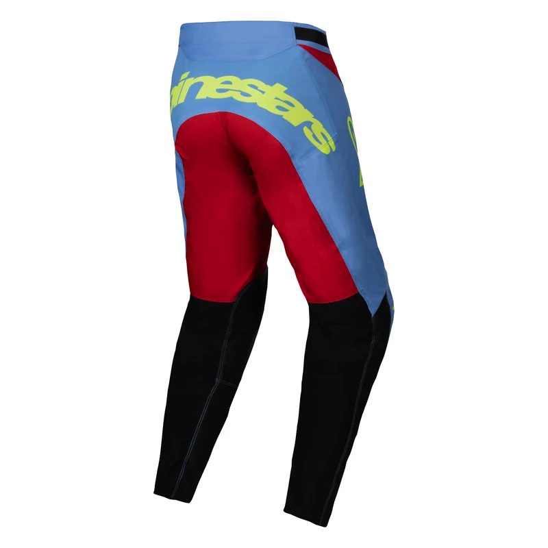 Alpinestars MX25 Racer Ocuri Pants - Red / Blue / Yellow - Image 2