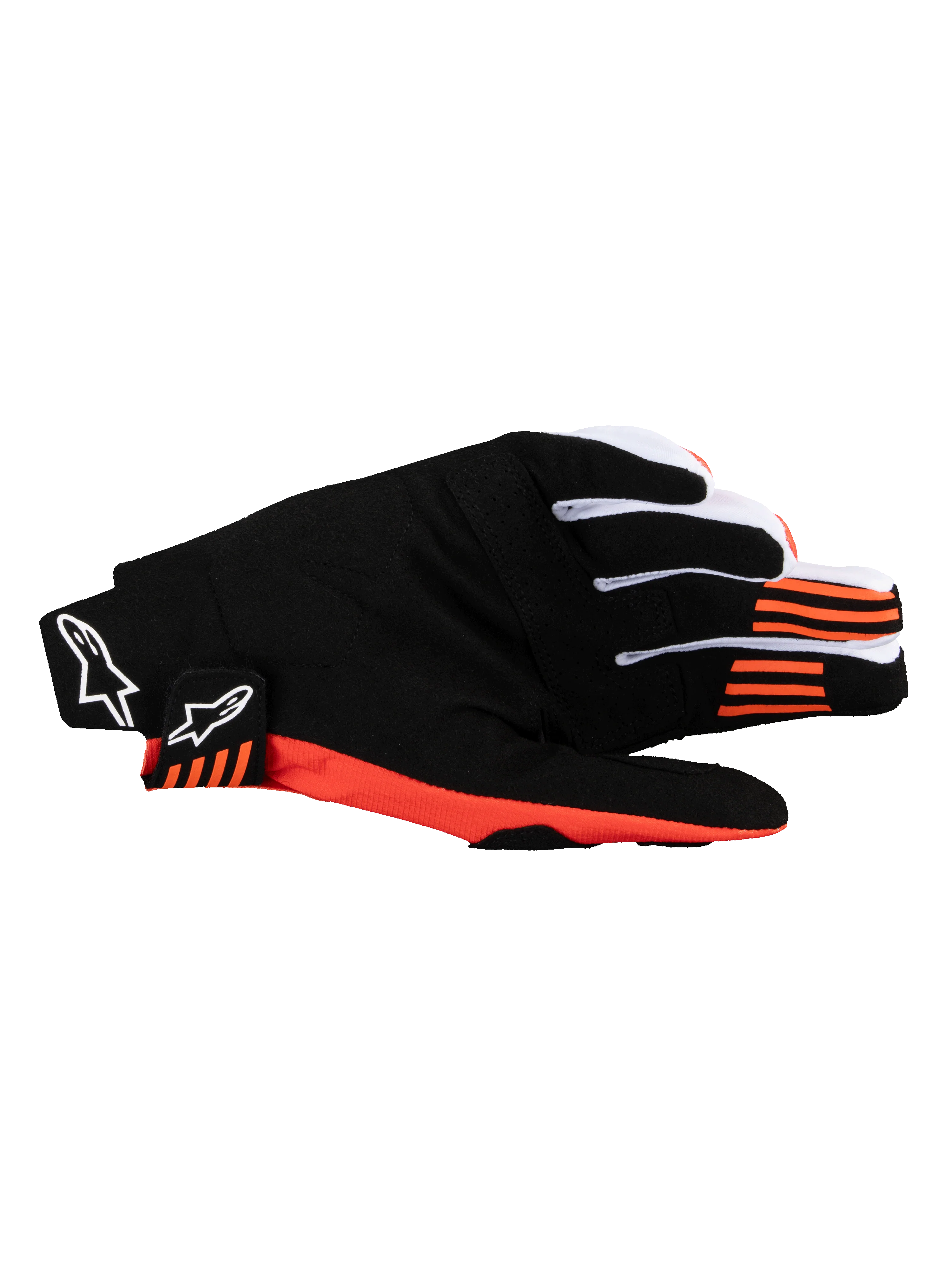 Alpinestars MX25 Techstar Gloves - Black / Orange - Image 2