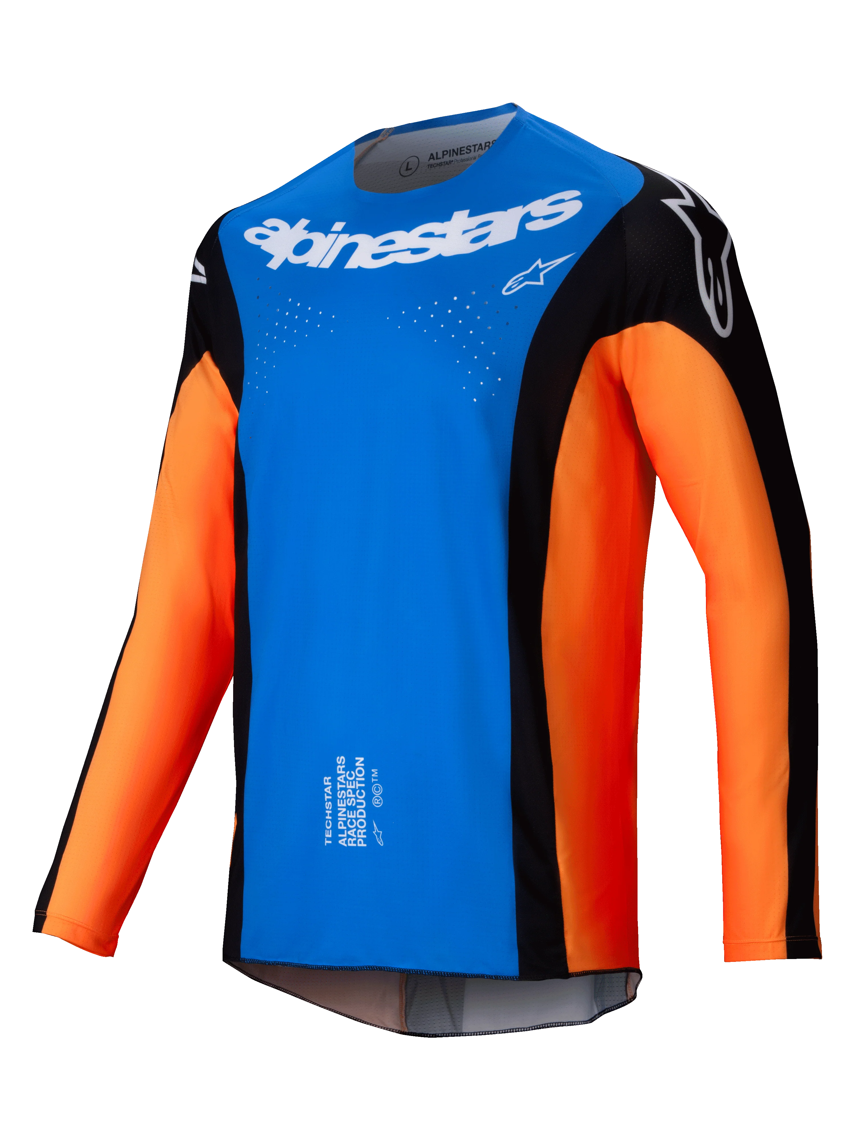 Alpinestars MX25 Techstar Melt Jersey - Orange / Blue