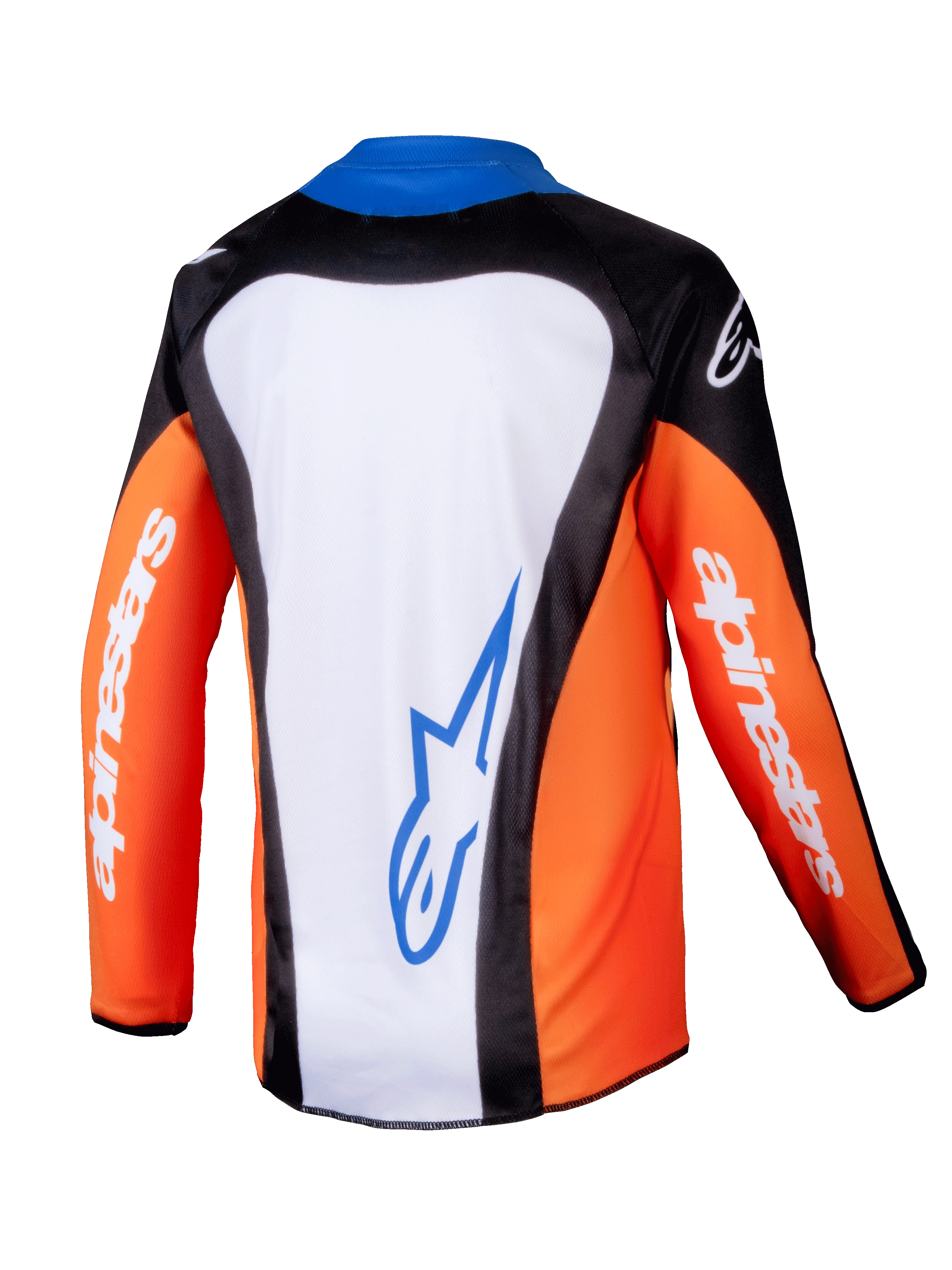 Alpinestars MX25 Youth Racer Melt Jersey Orange Blue - Image 2