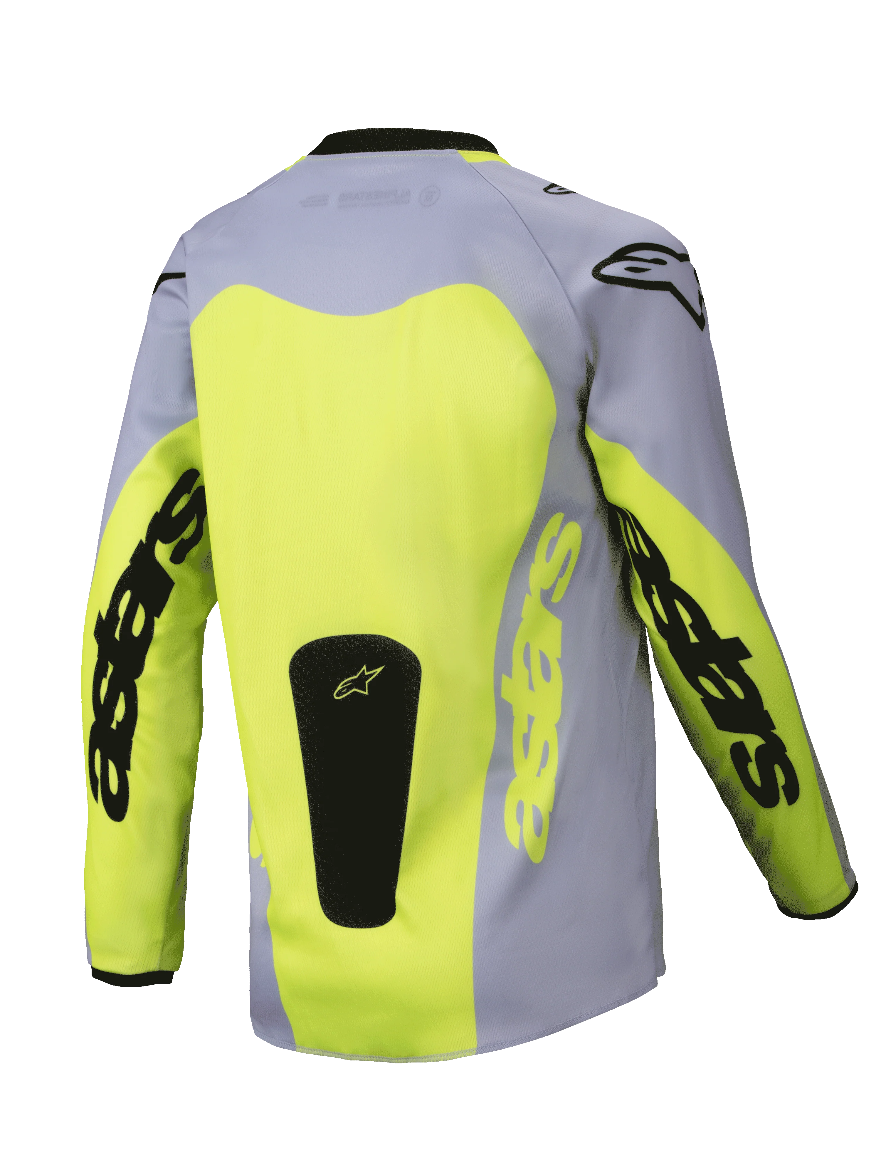 Alpinestars MX25 Youth Racer Veil Jersey Grey Yellow - Image 2