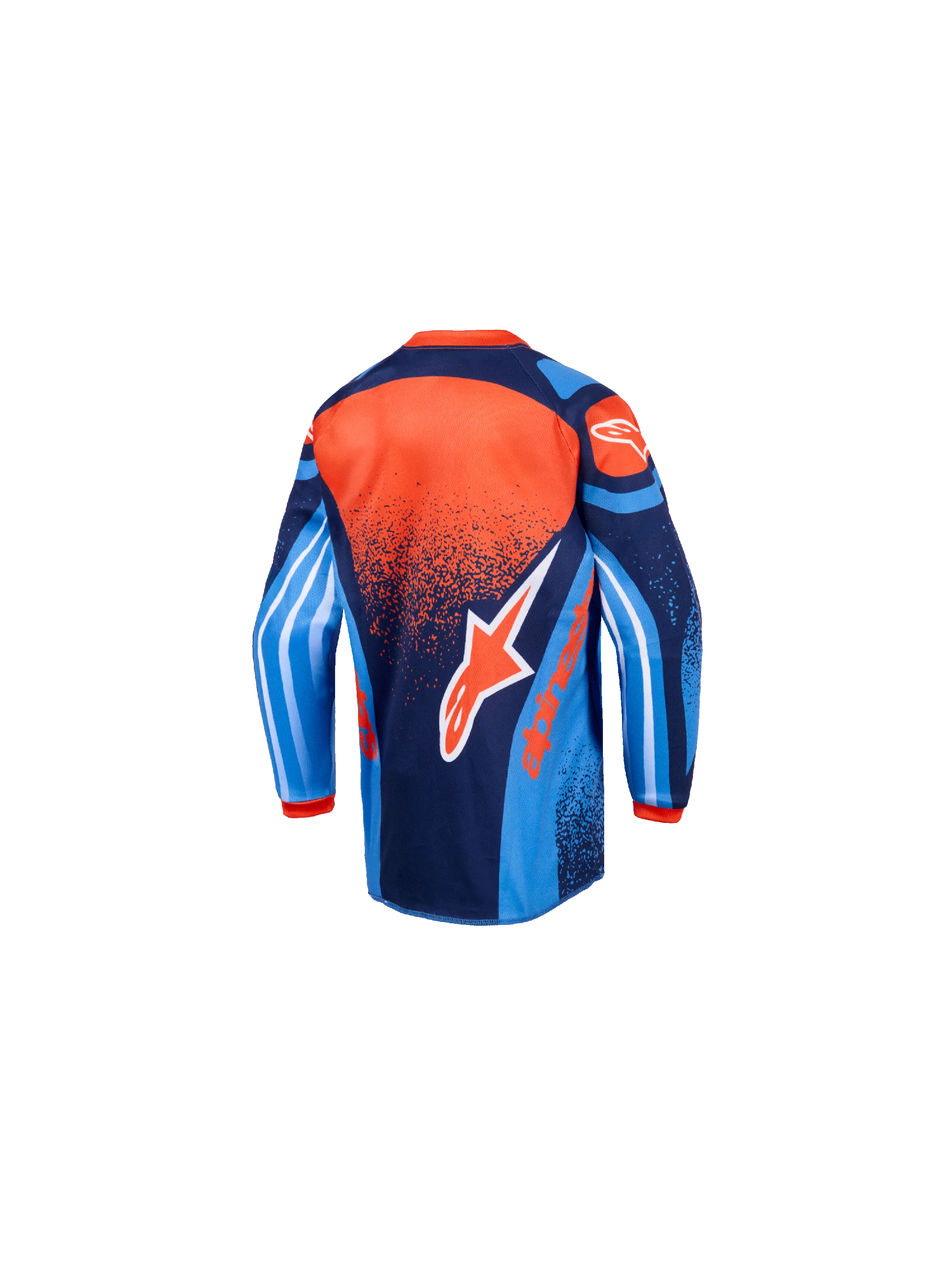Alpinestars MX26 Kids Racer Nomur Jersey-  YXS - Blue / Orange - Image 2
