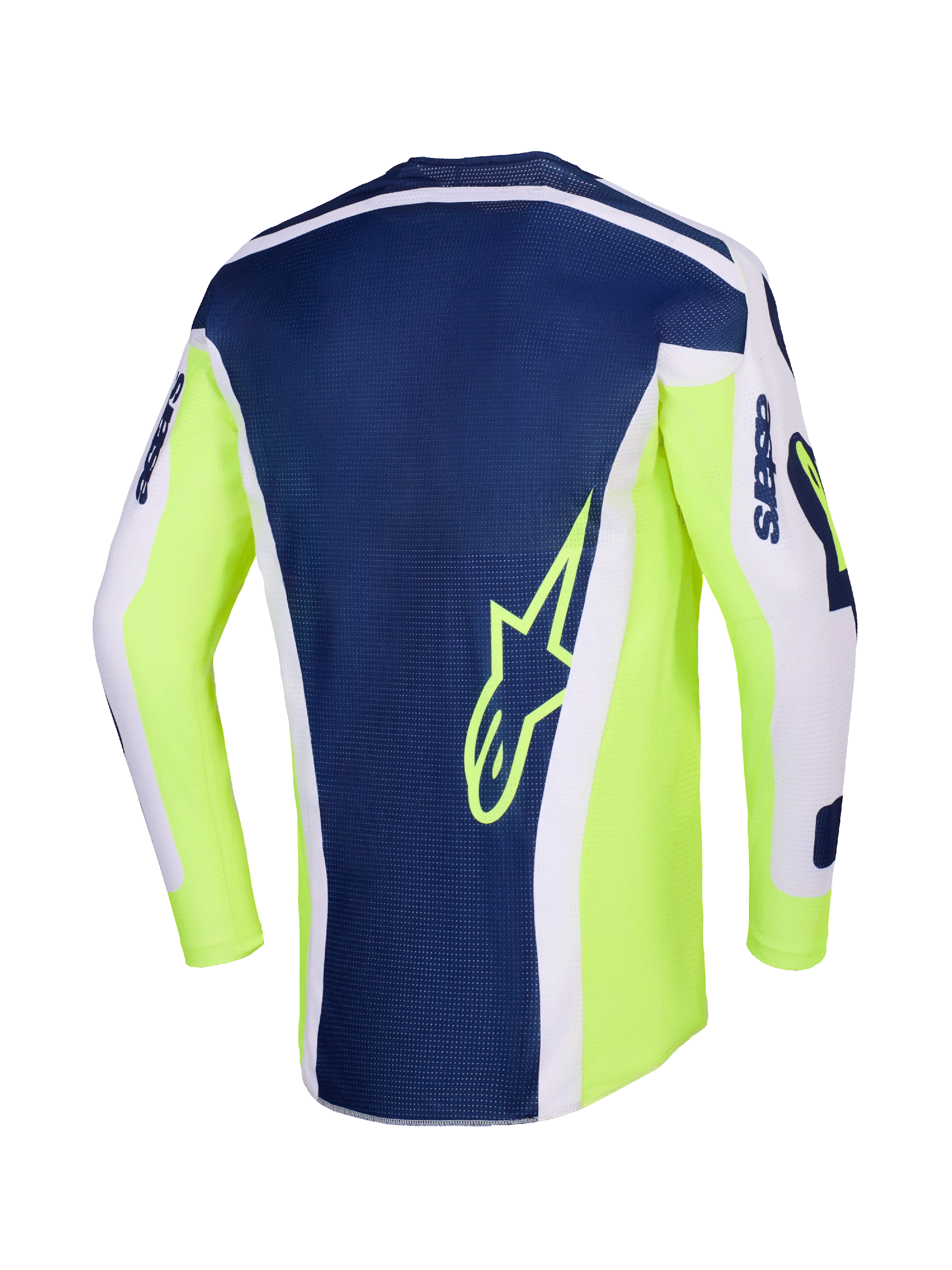 Alpinestars MX26 Racer Air Riway Jersey - Grey / Yellow - Image 2