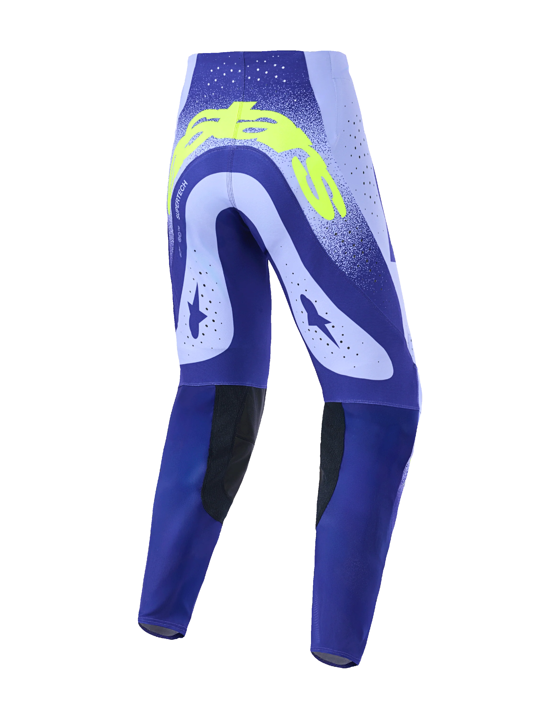 Alpinestars MX26 Supertech Scenz Pants - Purple / Yellow - Image 2