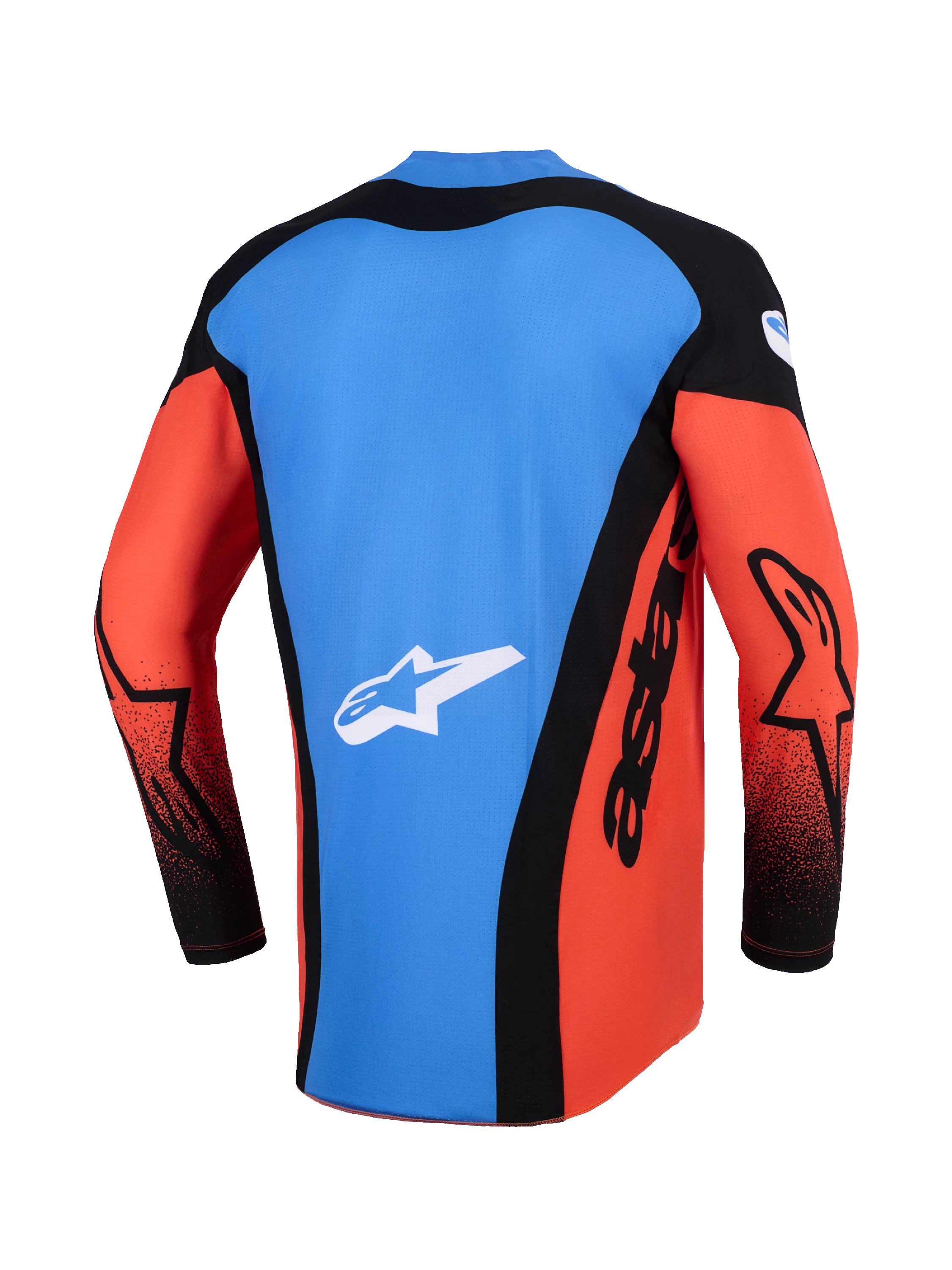 Alpinestars MX26 Techstar Knif Jersey - Orange / Blue / Black - Image 2