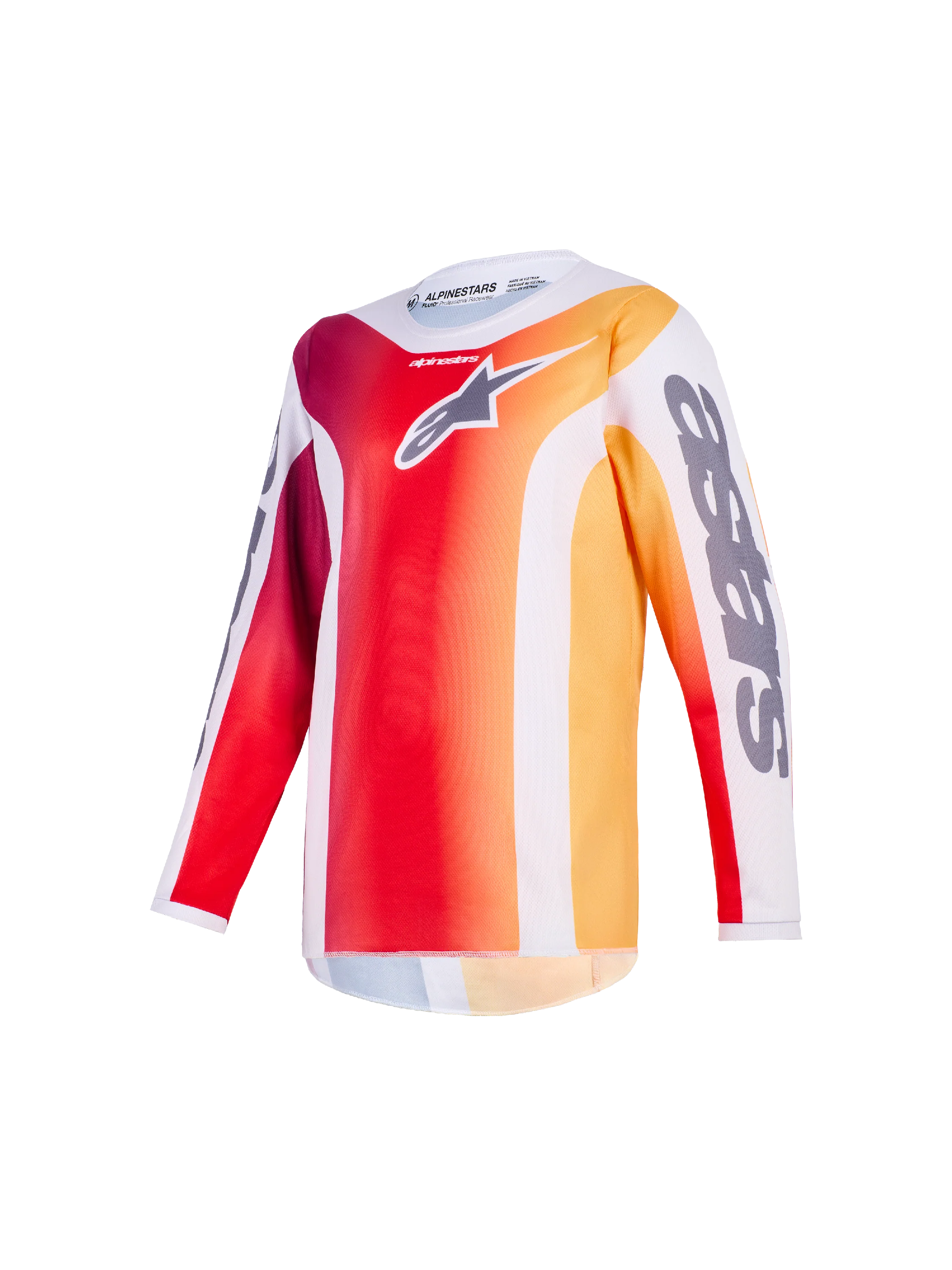 Alpinestars MX26 Youth Fluid Portl Jersey - Red / Grey