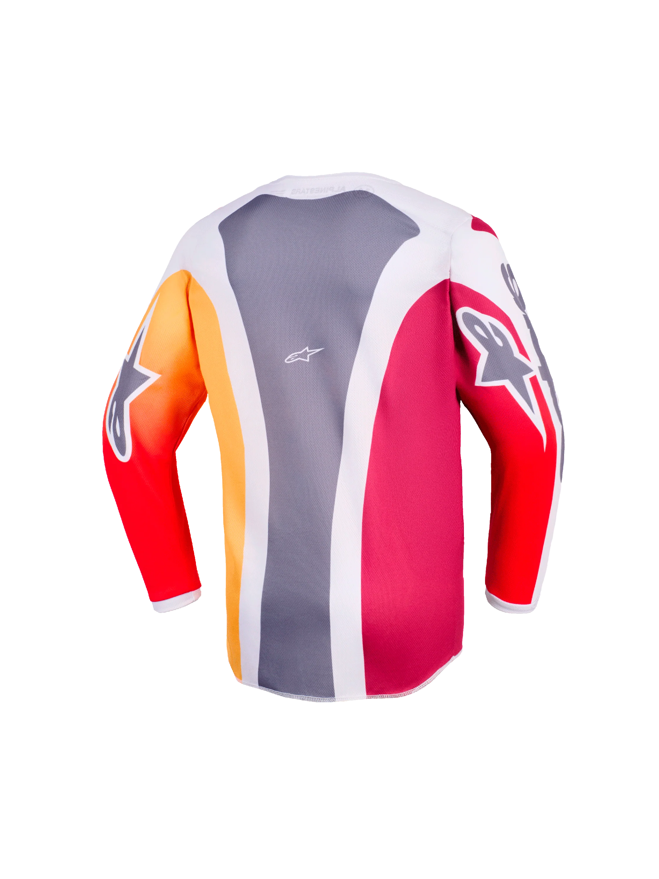 Alpinestars MX26 Youth Fluid Portl Jersey - Red / Grey - Image 2