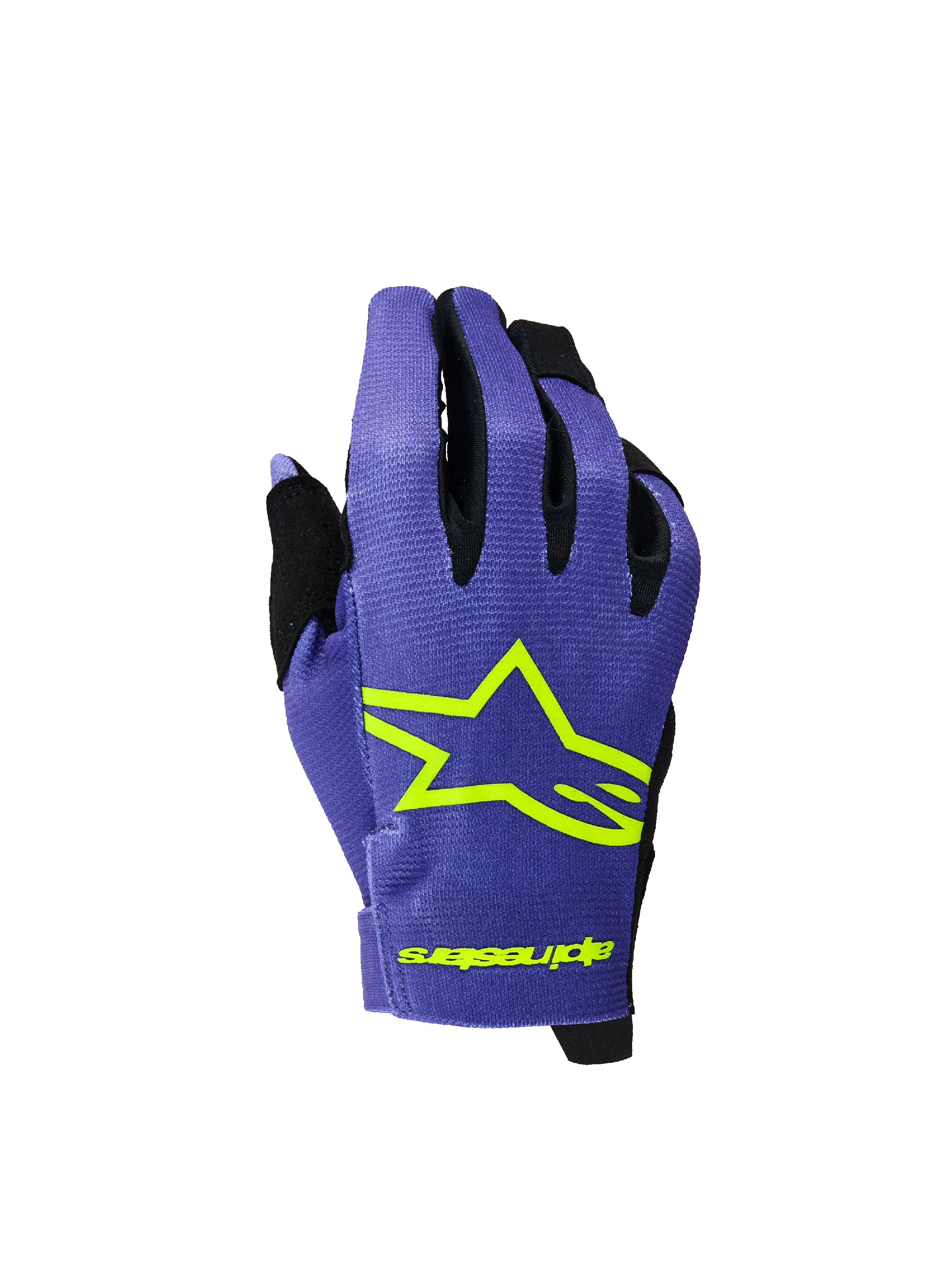 Alpinestars MX27 Youth Radar Gloves - Purple / Yellow