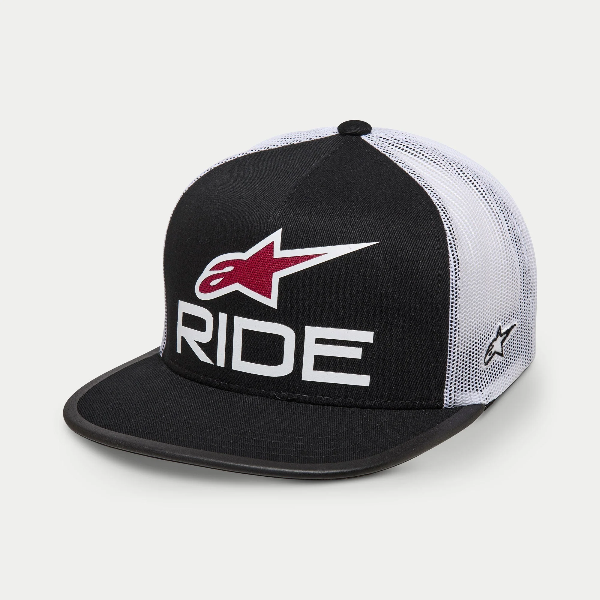 Alpinestars Ride 4.0 Trucker Hat - Black/White Red