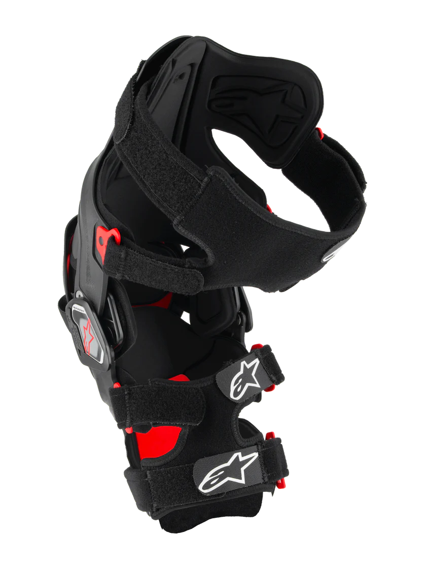 Alpinestars RK-7 Plasma Knee Brace (Pair) - Black / Red - Image 3