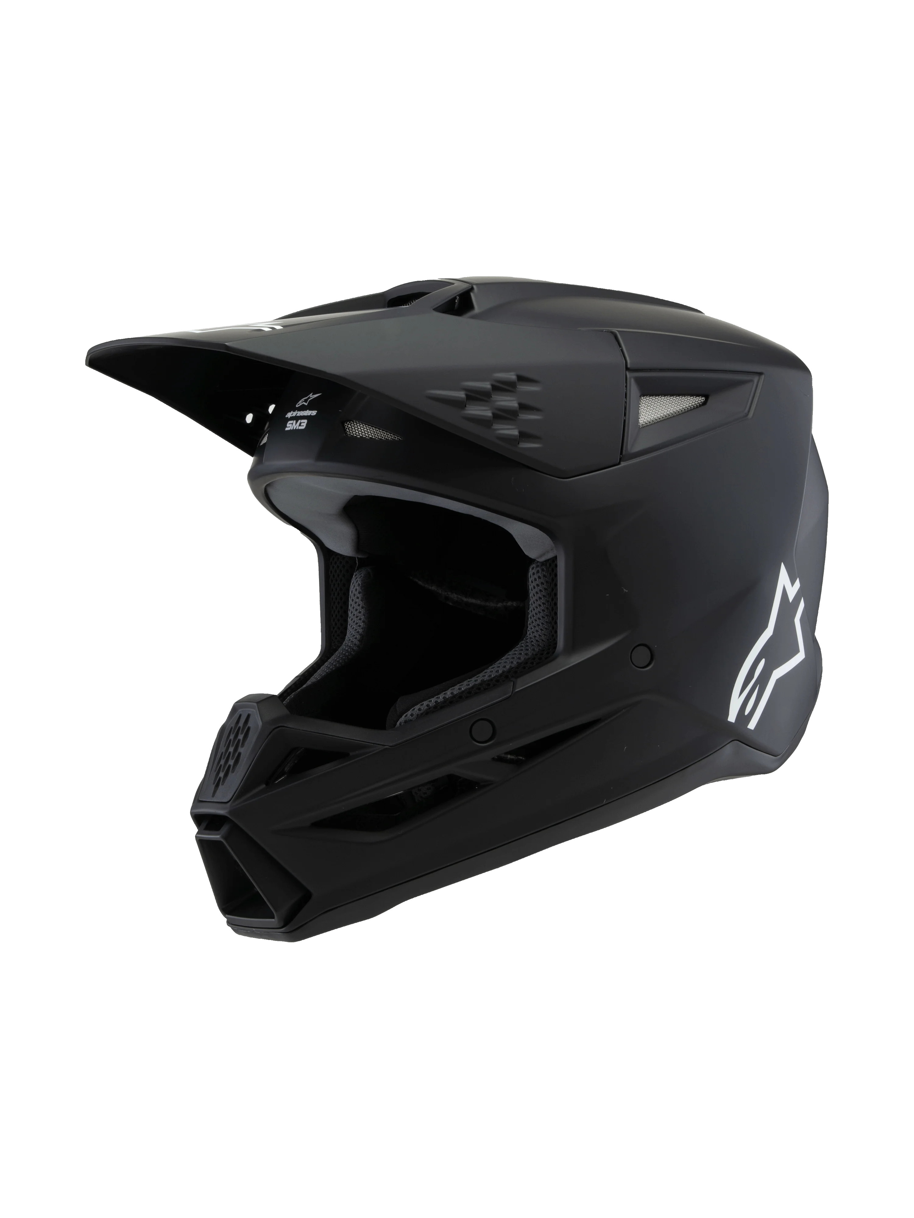 Alpinestars SM3 Youth Solid Helmet - Matt Black