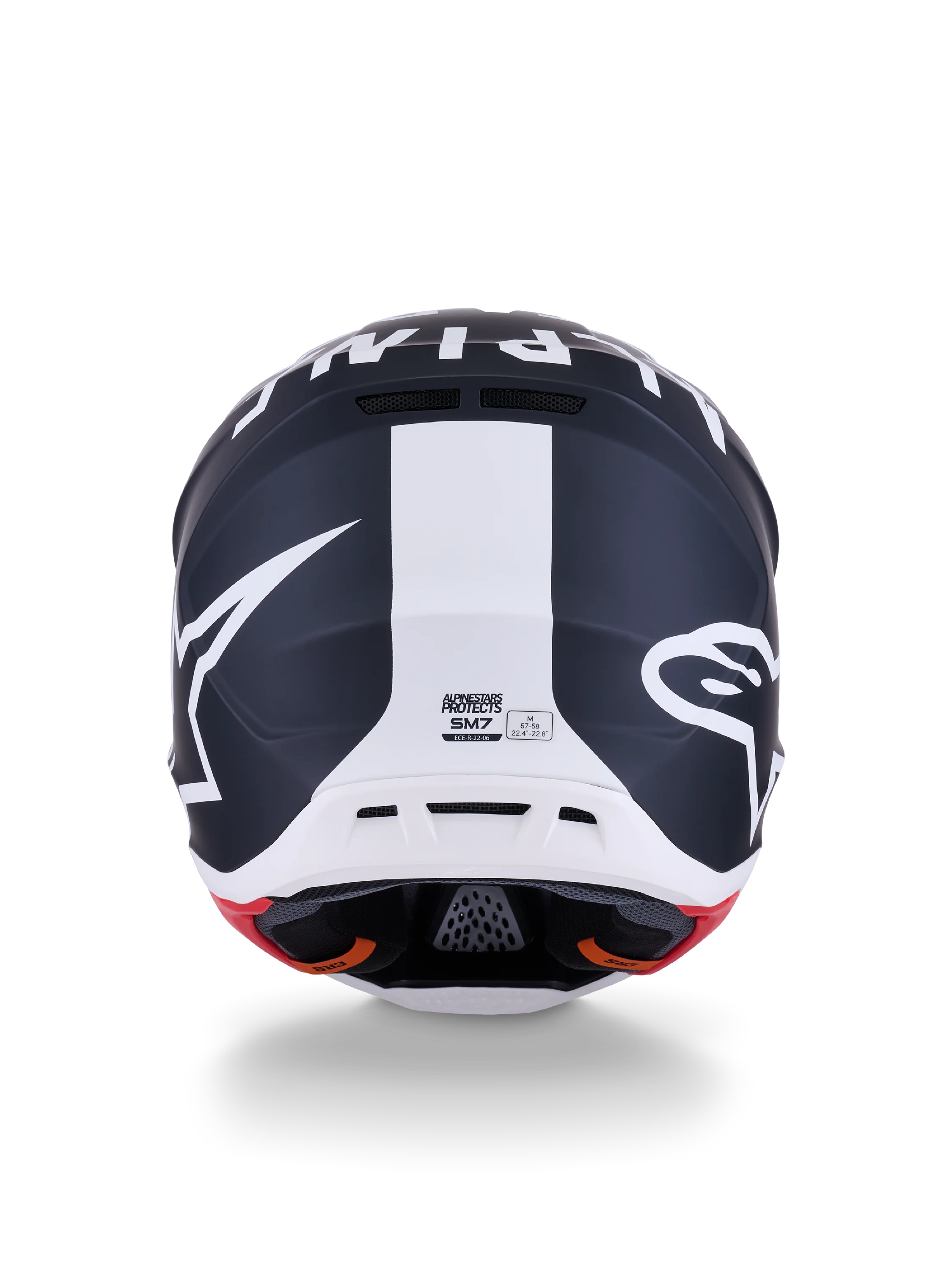 Alpinestars SM7 Dasher Helmet - Black / White - Image 6