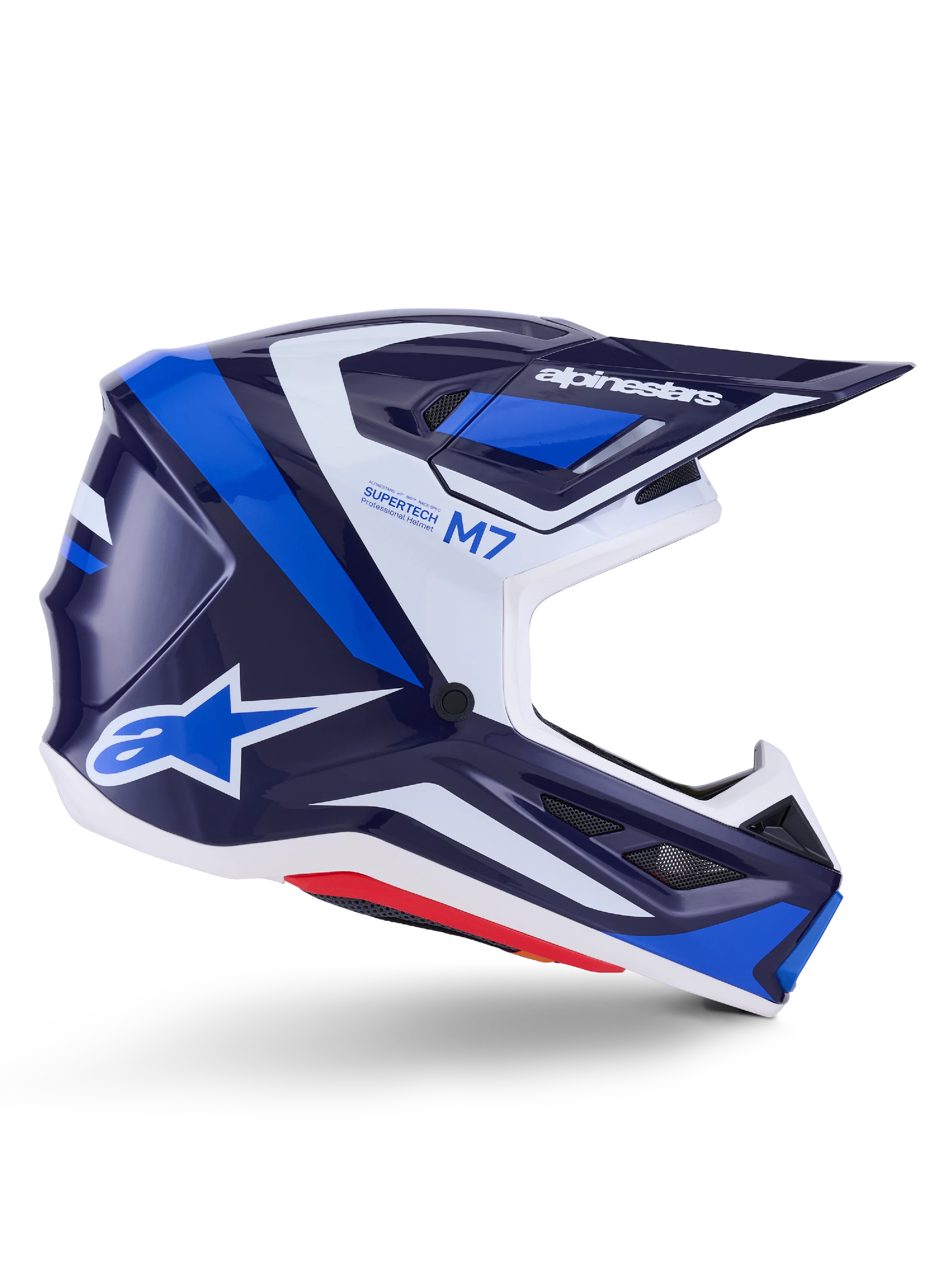 Alpinestars SM7 Rise Helmet - Blue / White - Image 5