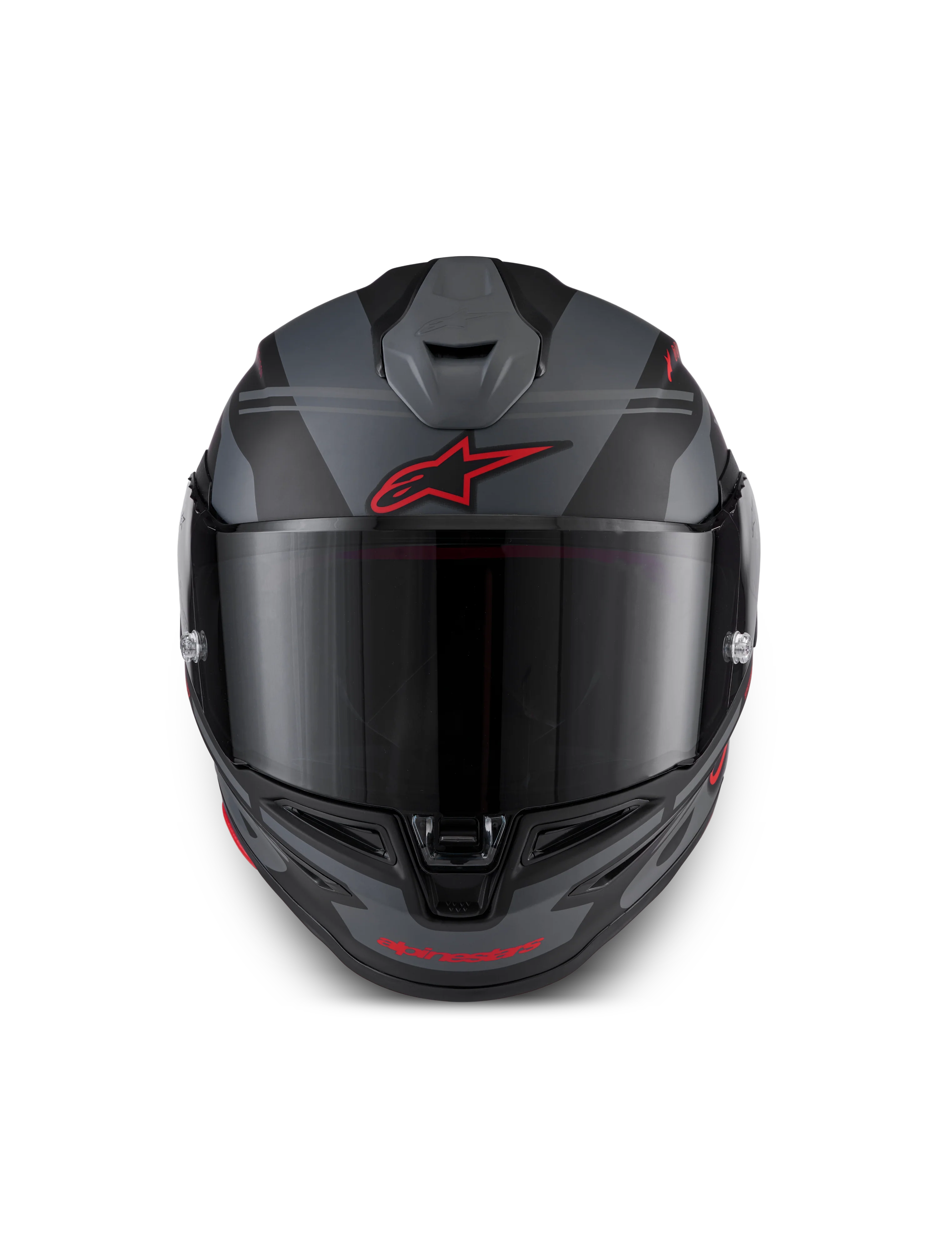 Alpinestars Supertech R7 A-Core Helmet - Black / Grey / Red - Image 3