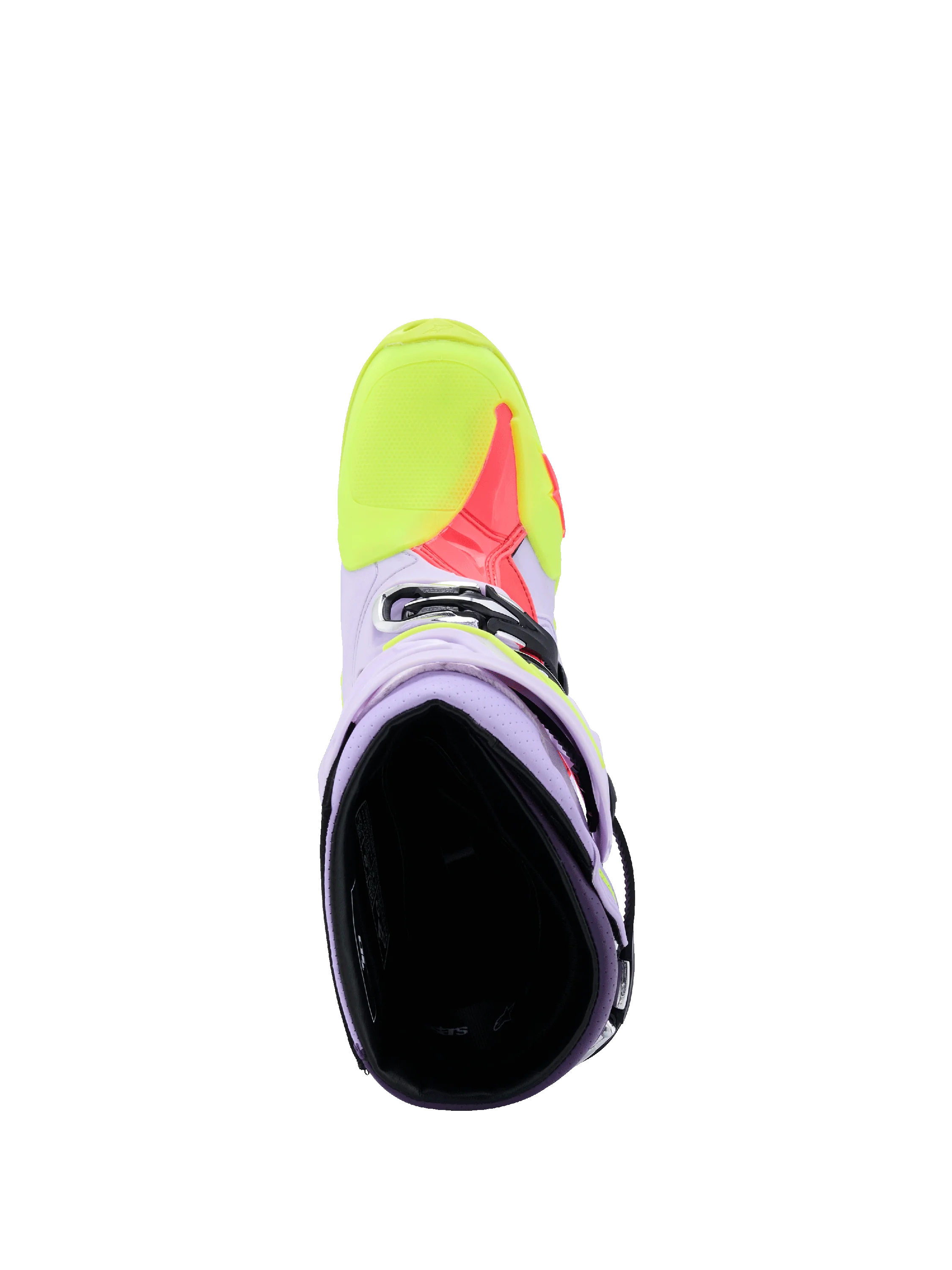 Alpinestars Tech 10 Supervented Boots - Purple / Yellow - Image 6