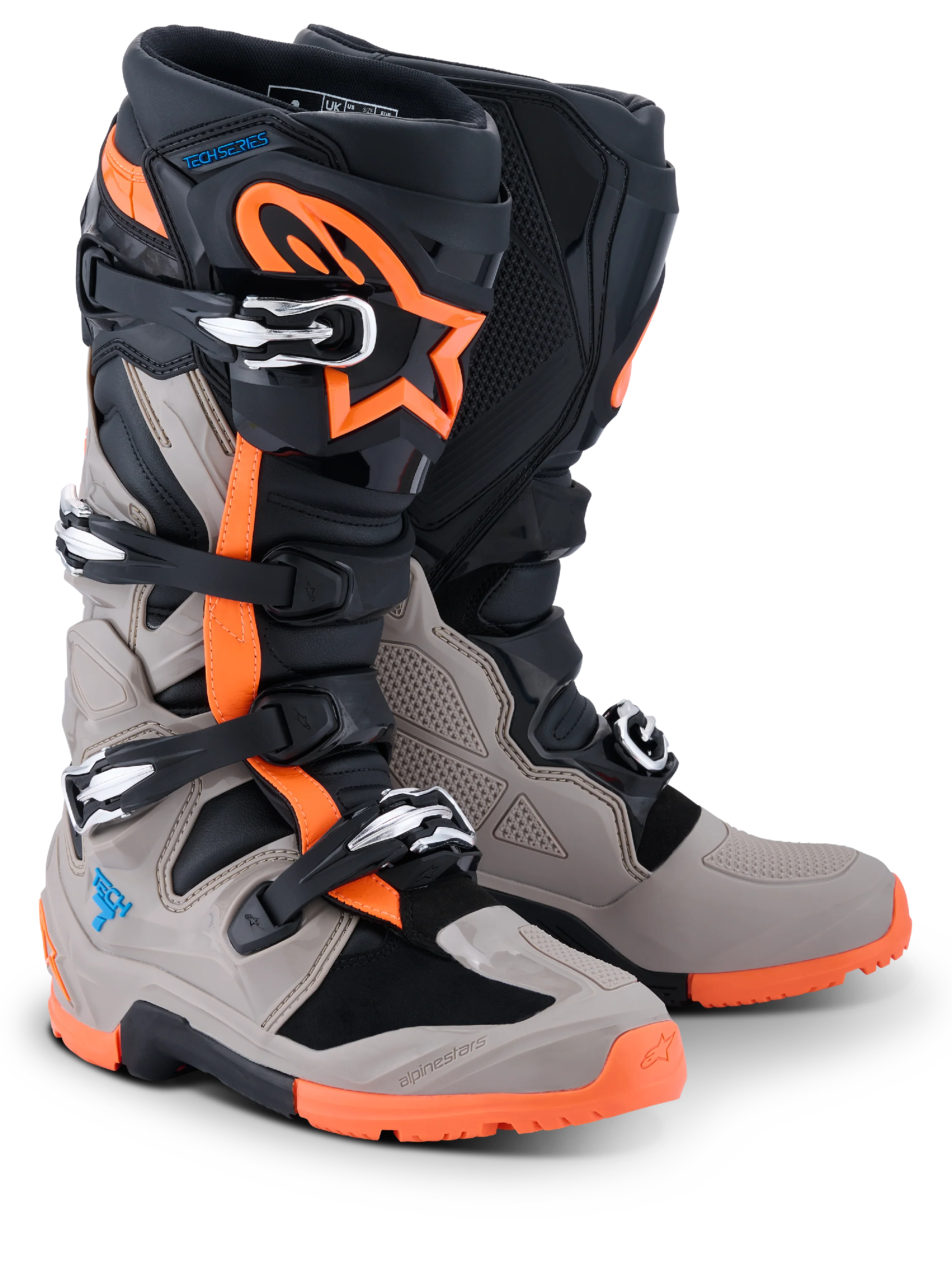 Alpinestars Tech 7 V2 Enduro Boots - Black / Orange