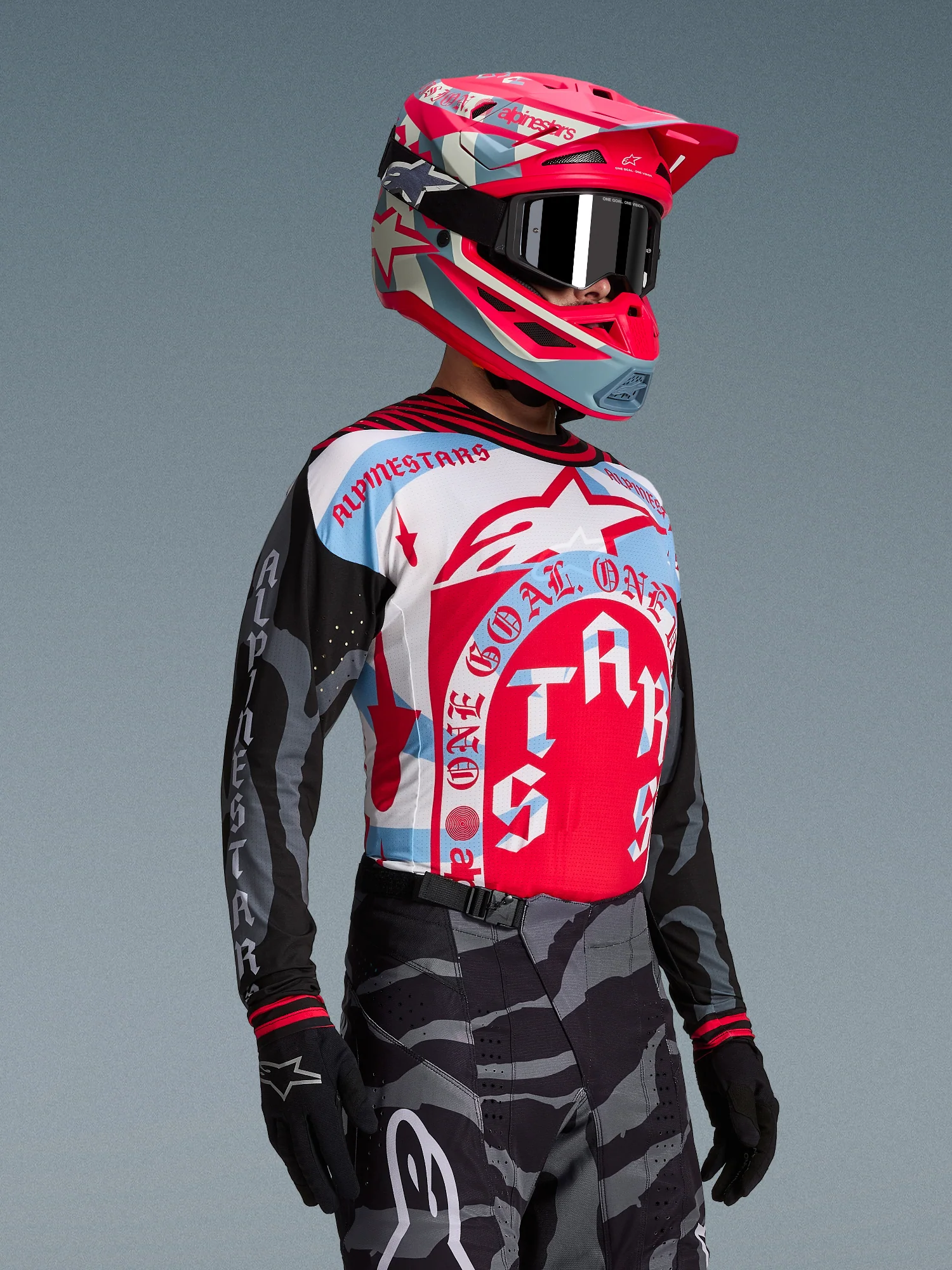Alpinestars Techstar Beast Coast Limited Edition Jersey - Black / Orange - Image 2