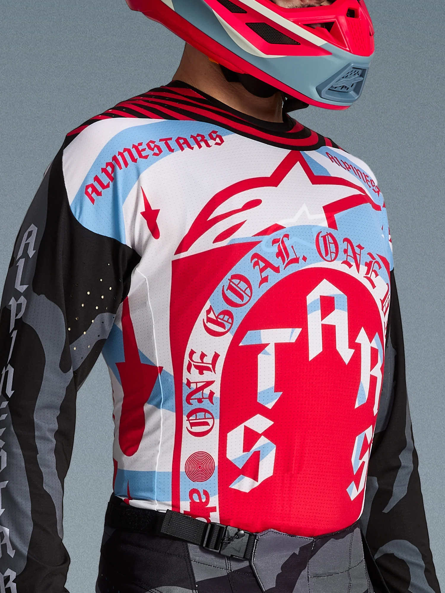 Alpinestars Techstar Beast Coast Limited Edition Jersey - Black / Orange - Image 5