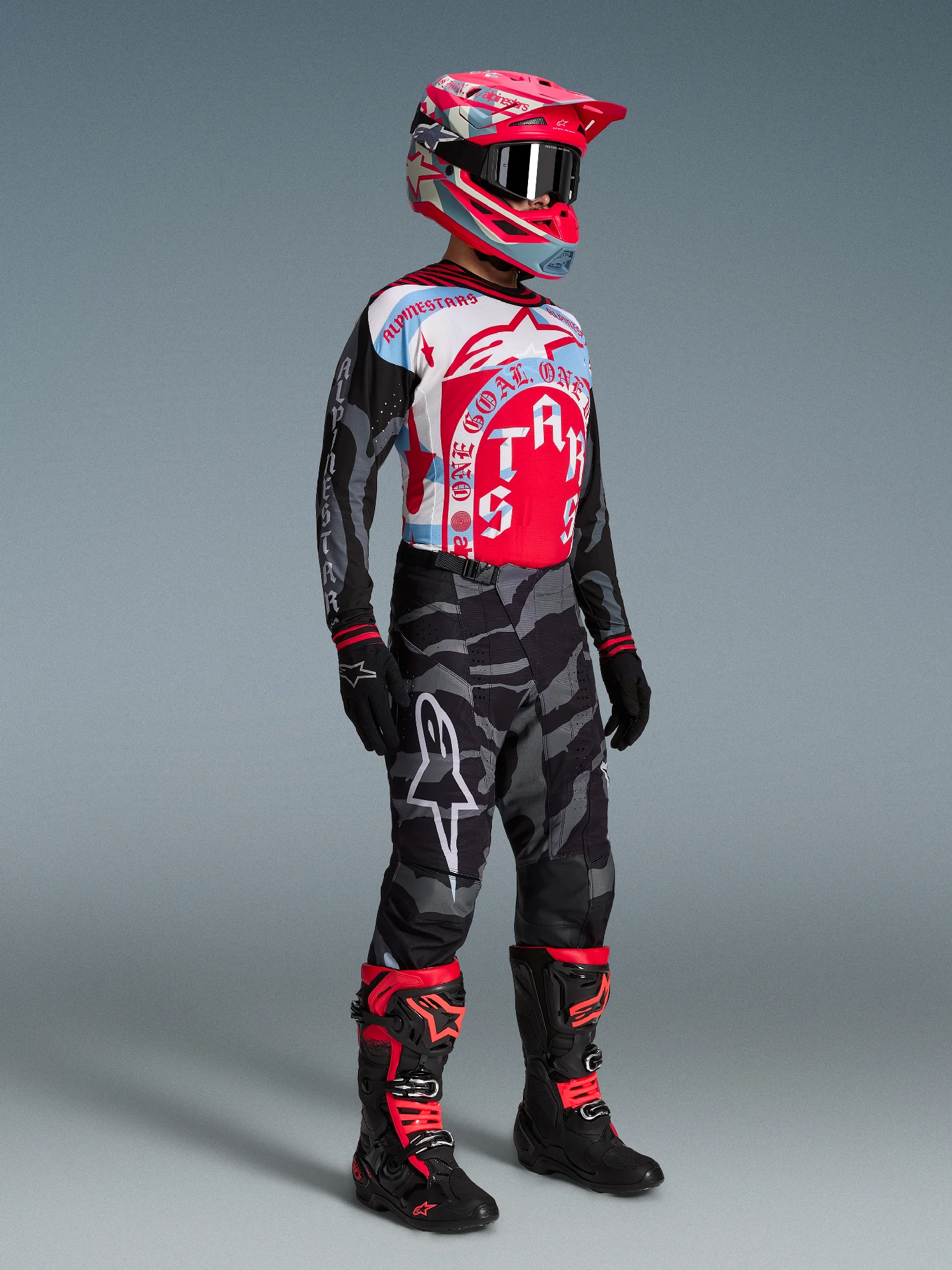 Alpinestars Techstar Beast Coast Limited Edition Jersey - Black / Orange - Image 6
