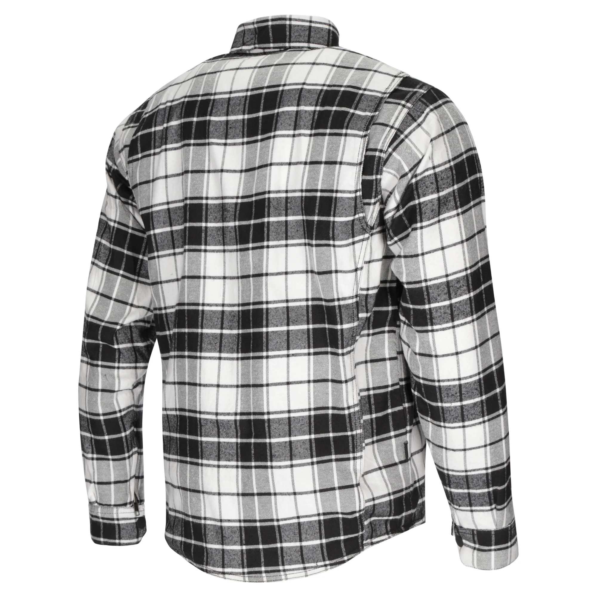 Argon Hatchet Kevlar Armoured Flannel Shirt - Black / White - Image 2
