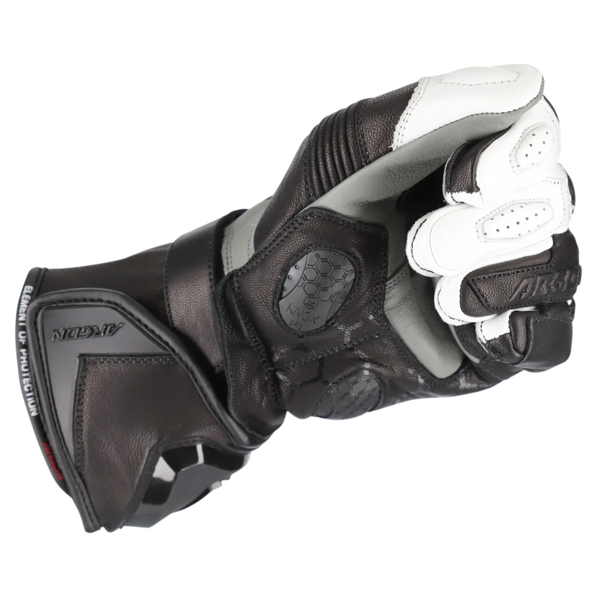 Argon Mission 2 Gloves - Black / White - Image 3