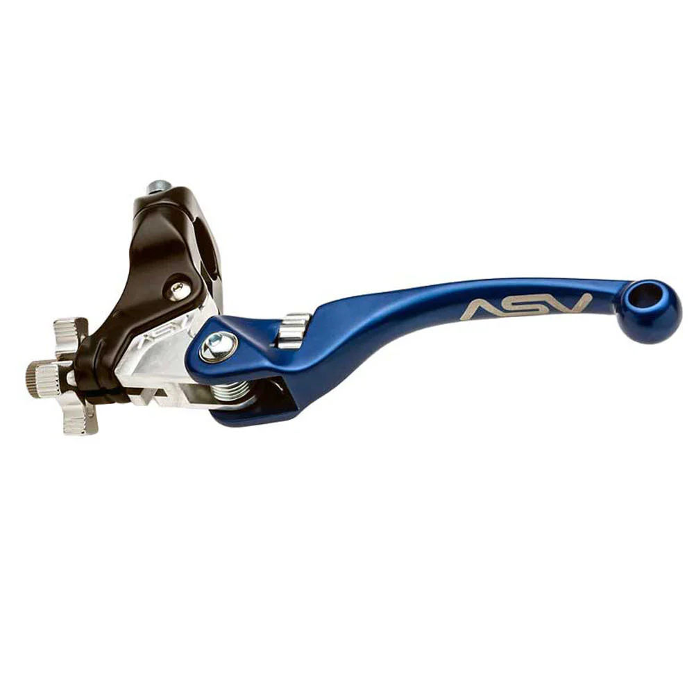 ASV F4 Long Clutch Lever - Blue