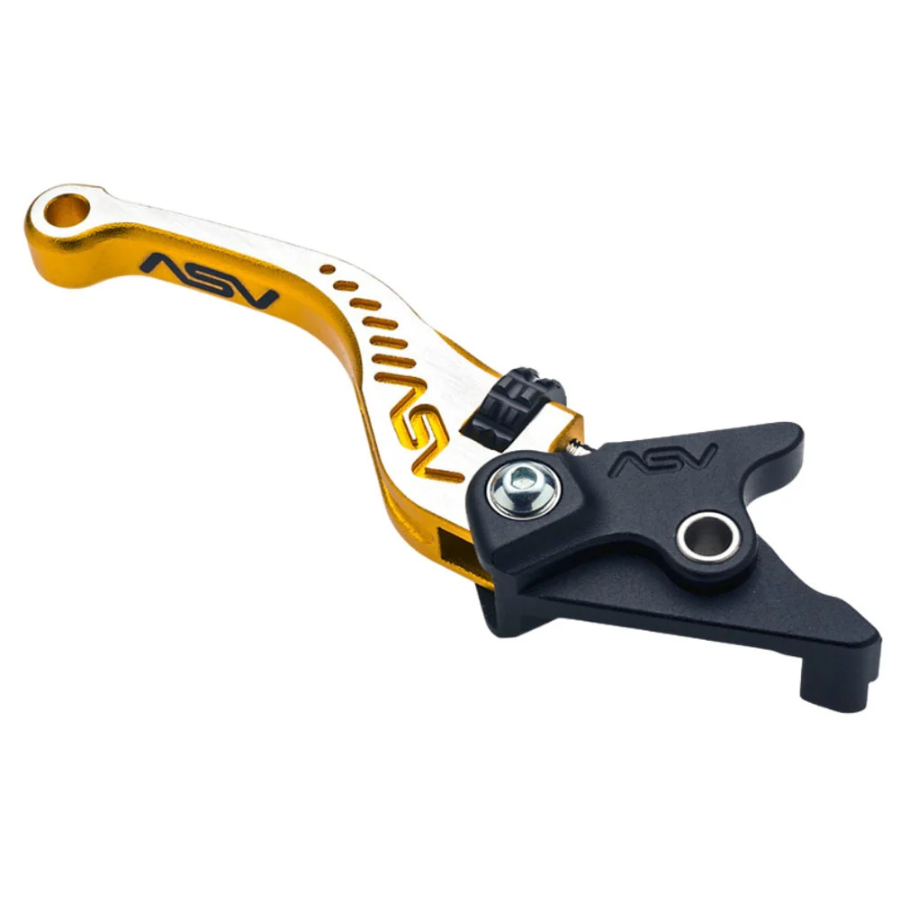 ASV C5 Shorty Off Road Brake Lever - Gold Bicolore