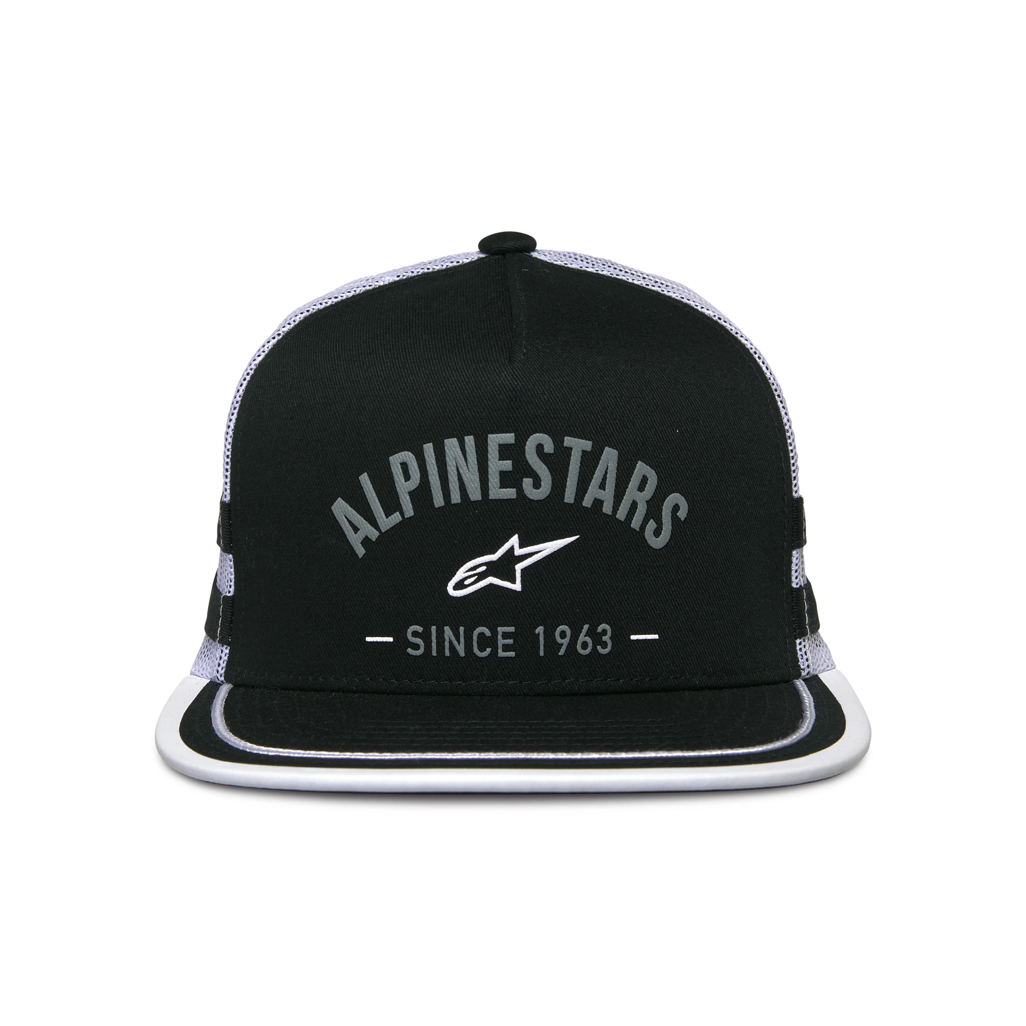 Alpinestars Backline Trucker Hat - Black/White Grey