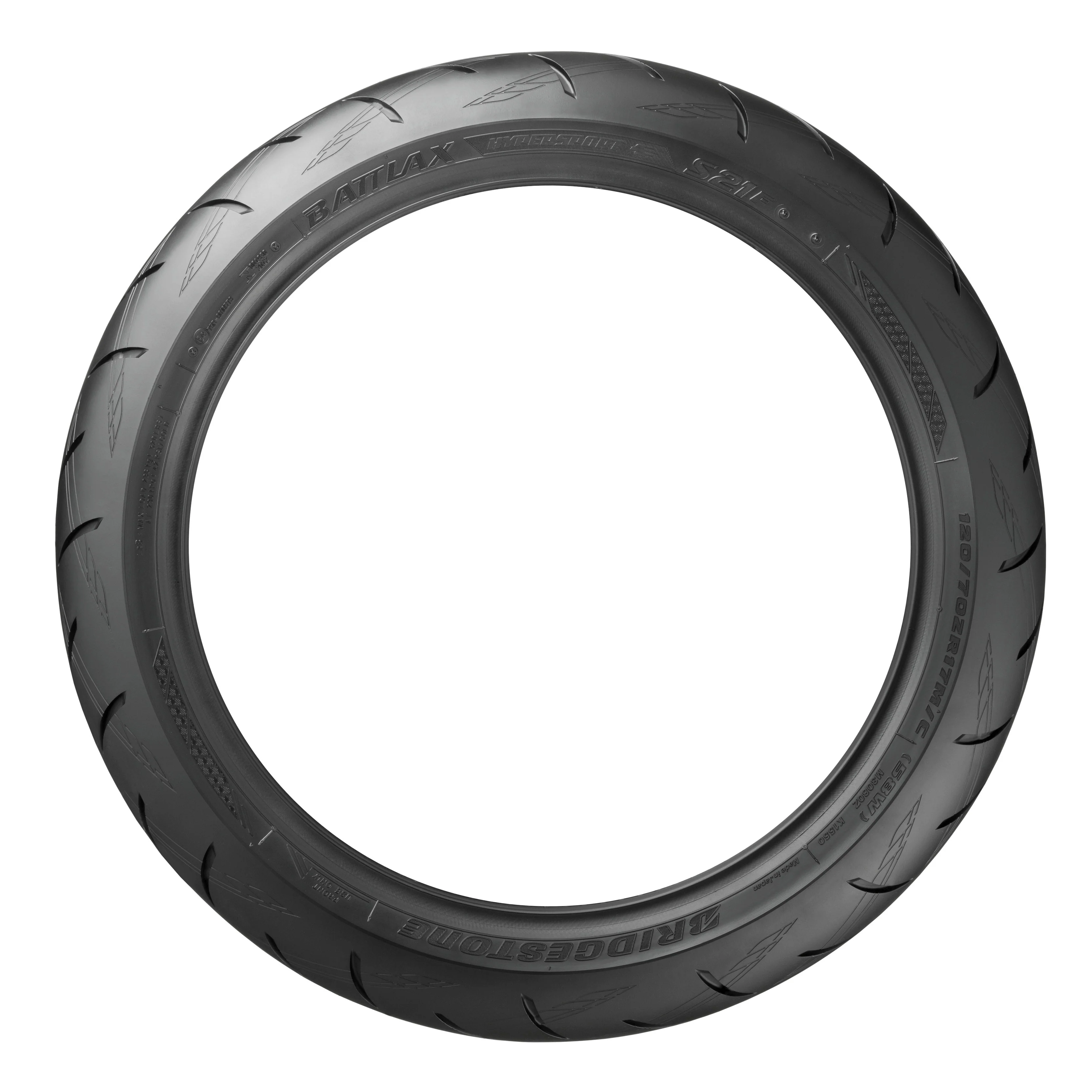 Bridgestone S21 Hypersport Tyre - 130/70WR16 61W - Image 2