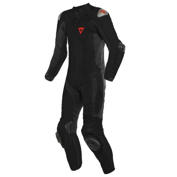 Dainese Adria 1-Piece Perforated Suit - Black / Red