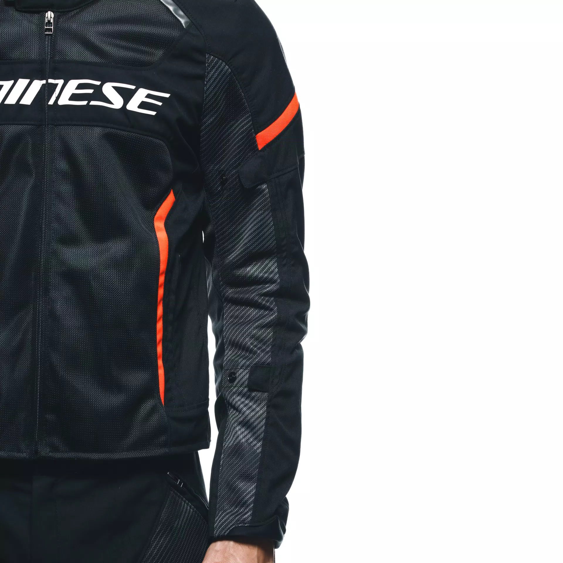Dainese Air Frame 3 Tex Jacket - Black / Red - Image 3