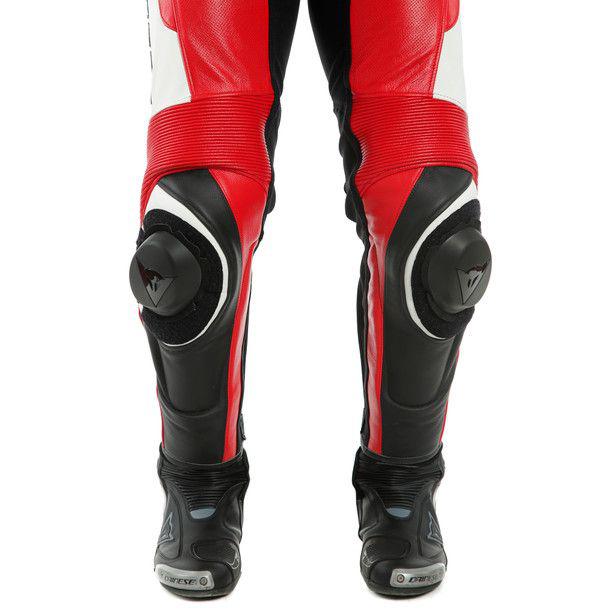Dainese Assen 2 1-Piece Perforated Suit - White / Red / Black - Image 4