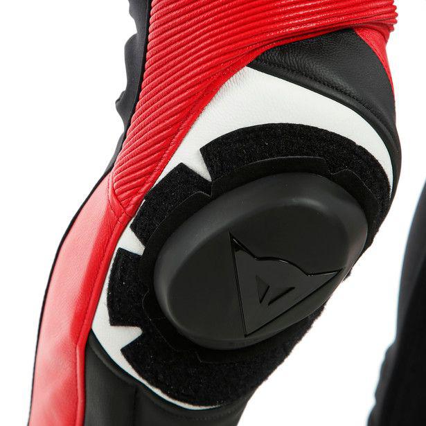 Dainese Assen 2 1-Piece Perforated Suit - White / Red / Black - Image 5
