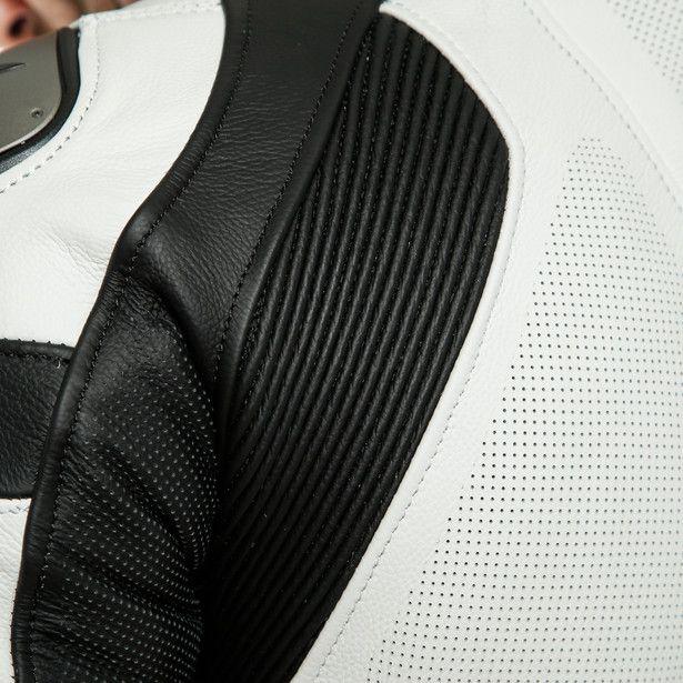 Dainese Assen 2 1-Piece Perforated Suit - White / Red / Black - Image 6