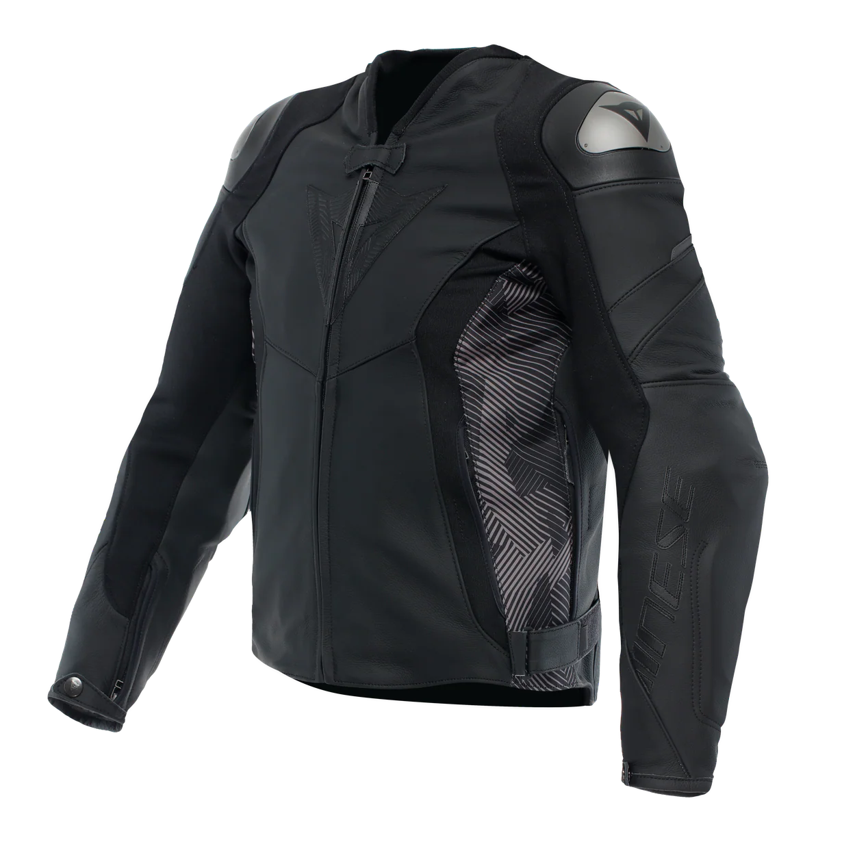 Dainese Avro 5 Leather Jacket - Black / Grey