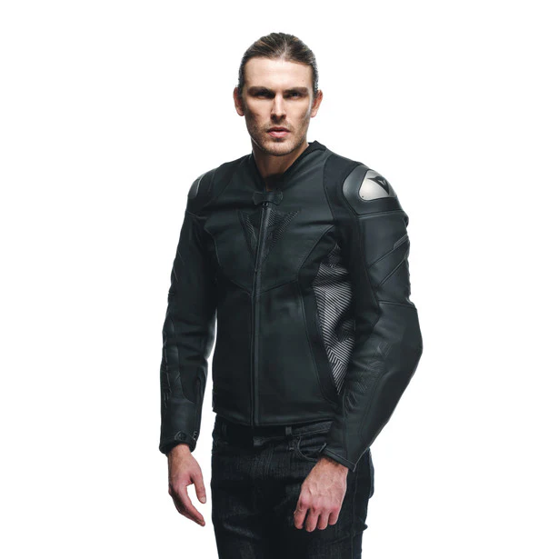 Dainese Avro 5 Leather Jacket - Black / Grey - Image 5
