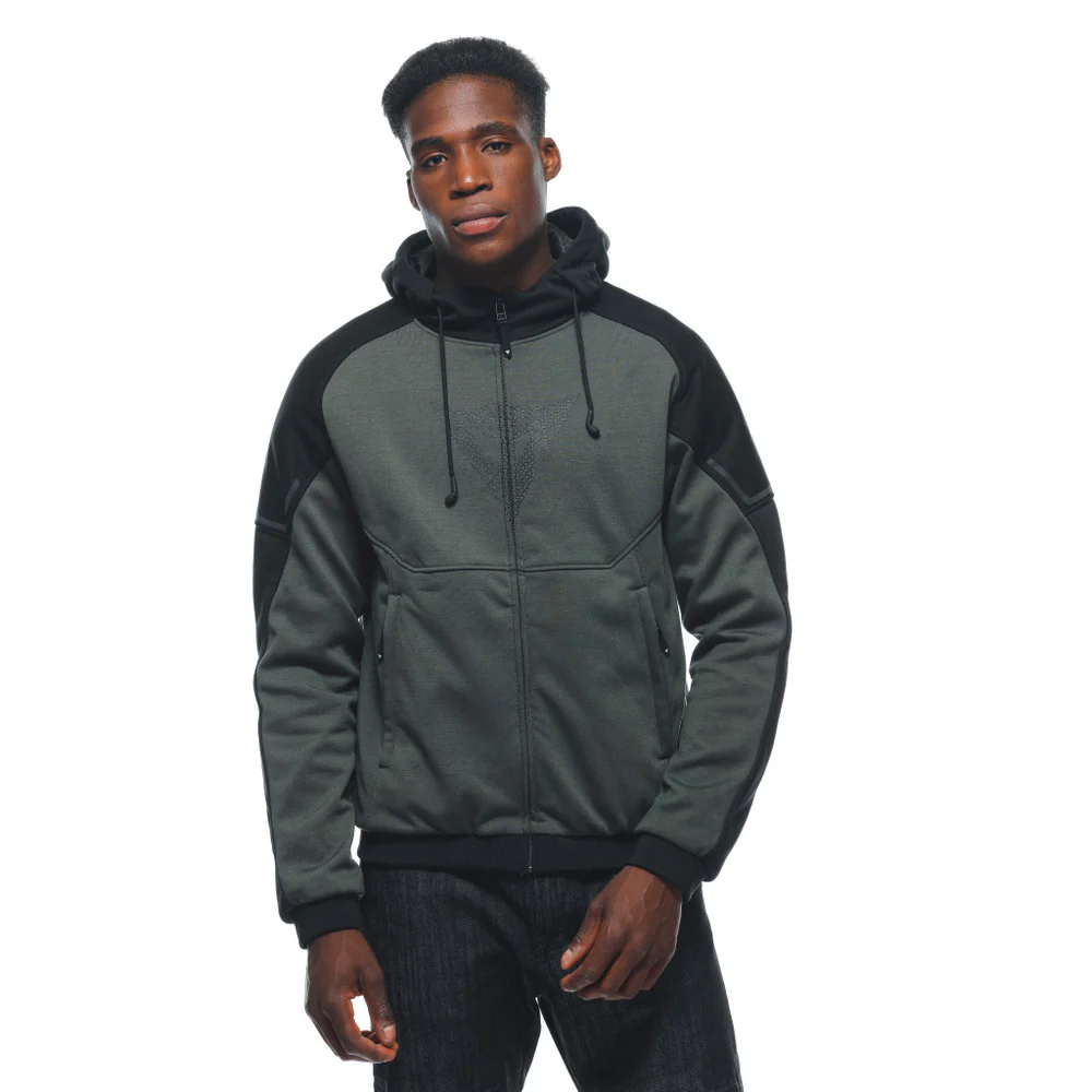Dainese Daemon-X Safety Zip-Up Hoodie - Green - Image 5