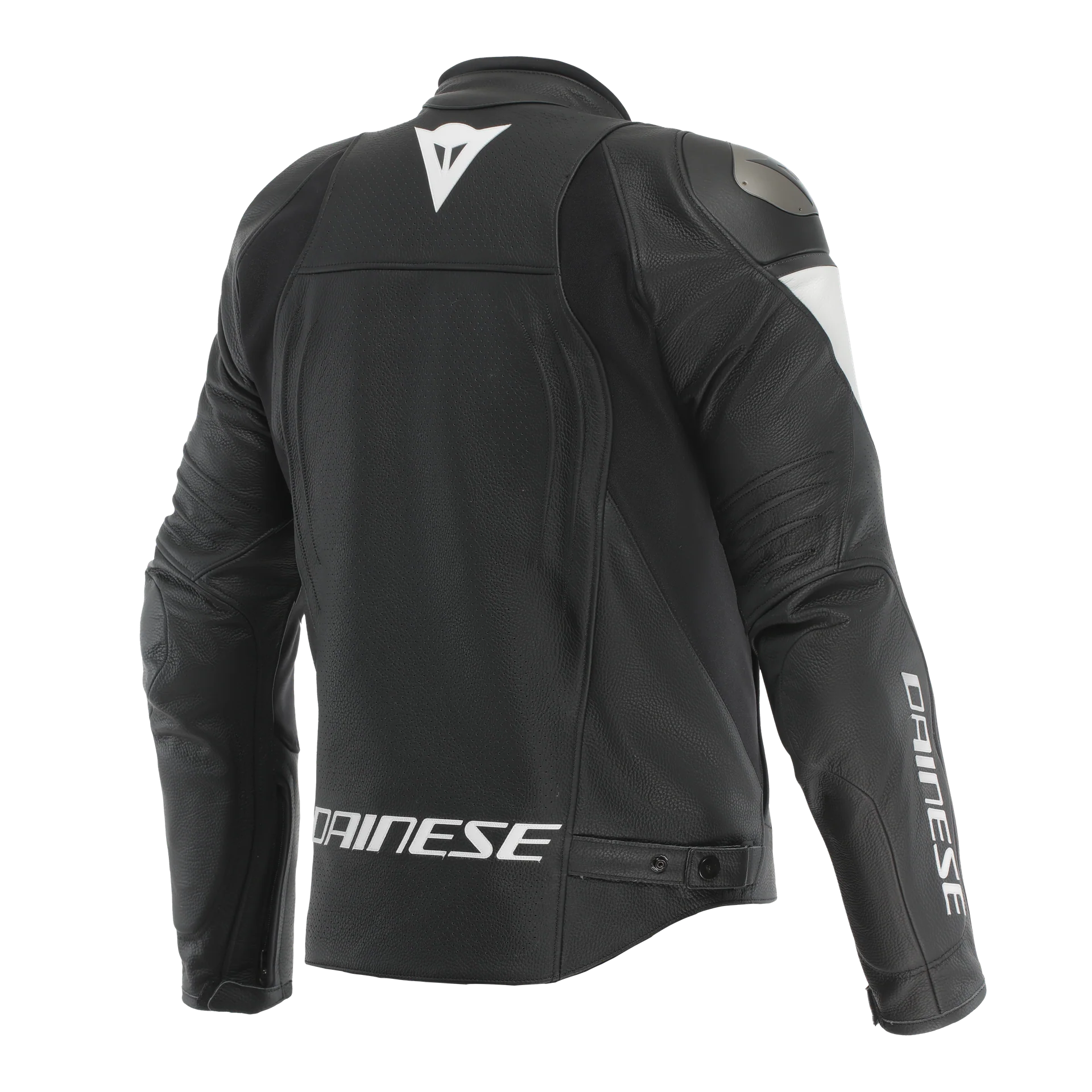 Dainese Essential 2 Perforated Leather Jacket - Black / White - Image 2