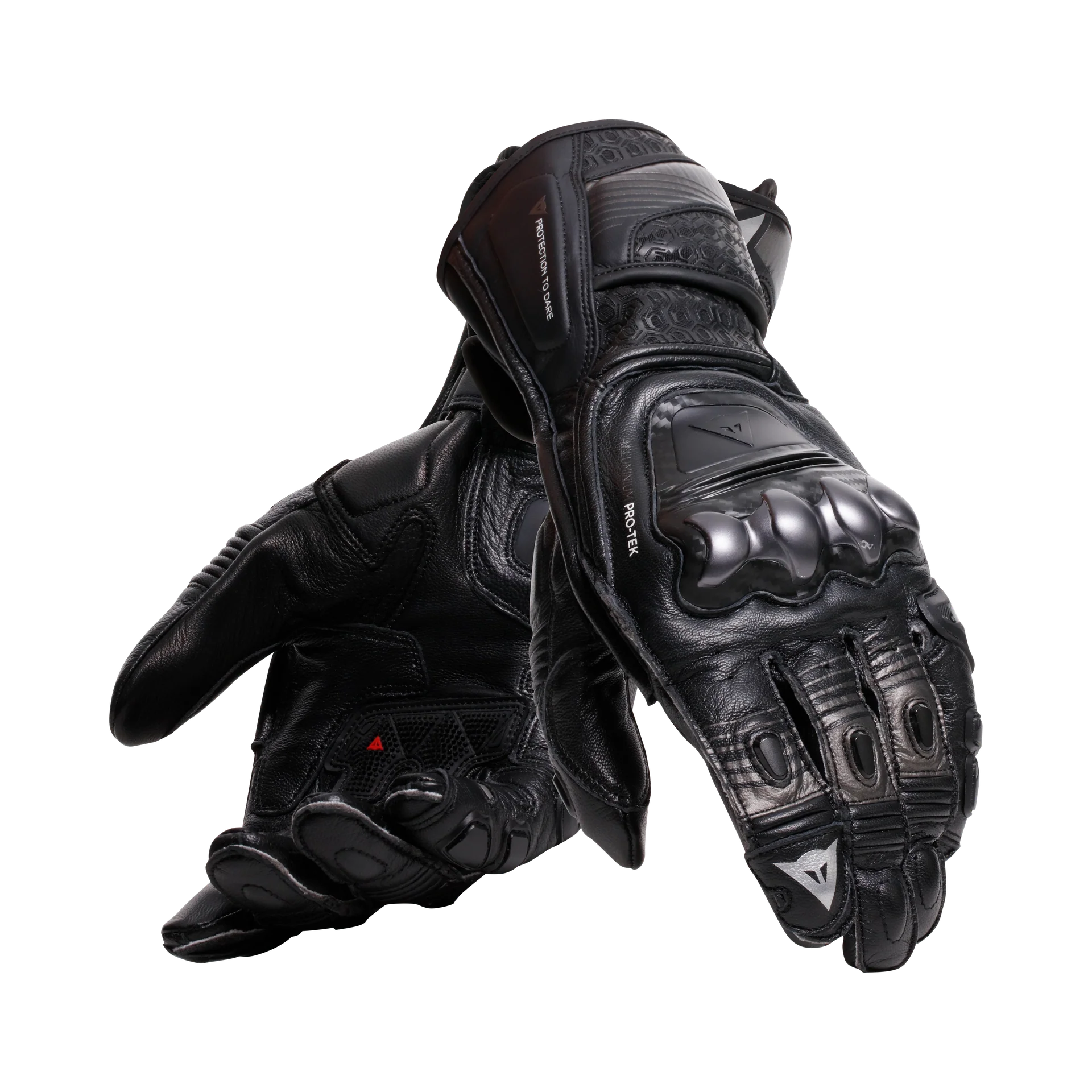 Dainese Fiero Metal Gloves - Black / Grey - Image 5